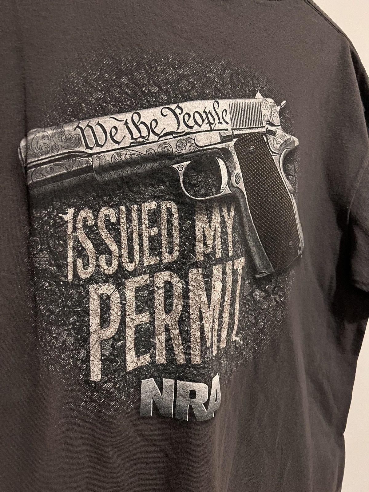 Vintage Crazy Vintage 90s NRA Second Amendment Tee Size US L / EU 52-54 / 3 - 2 Thumbnail