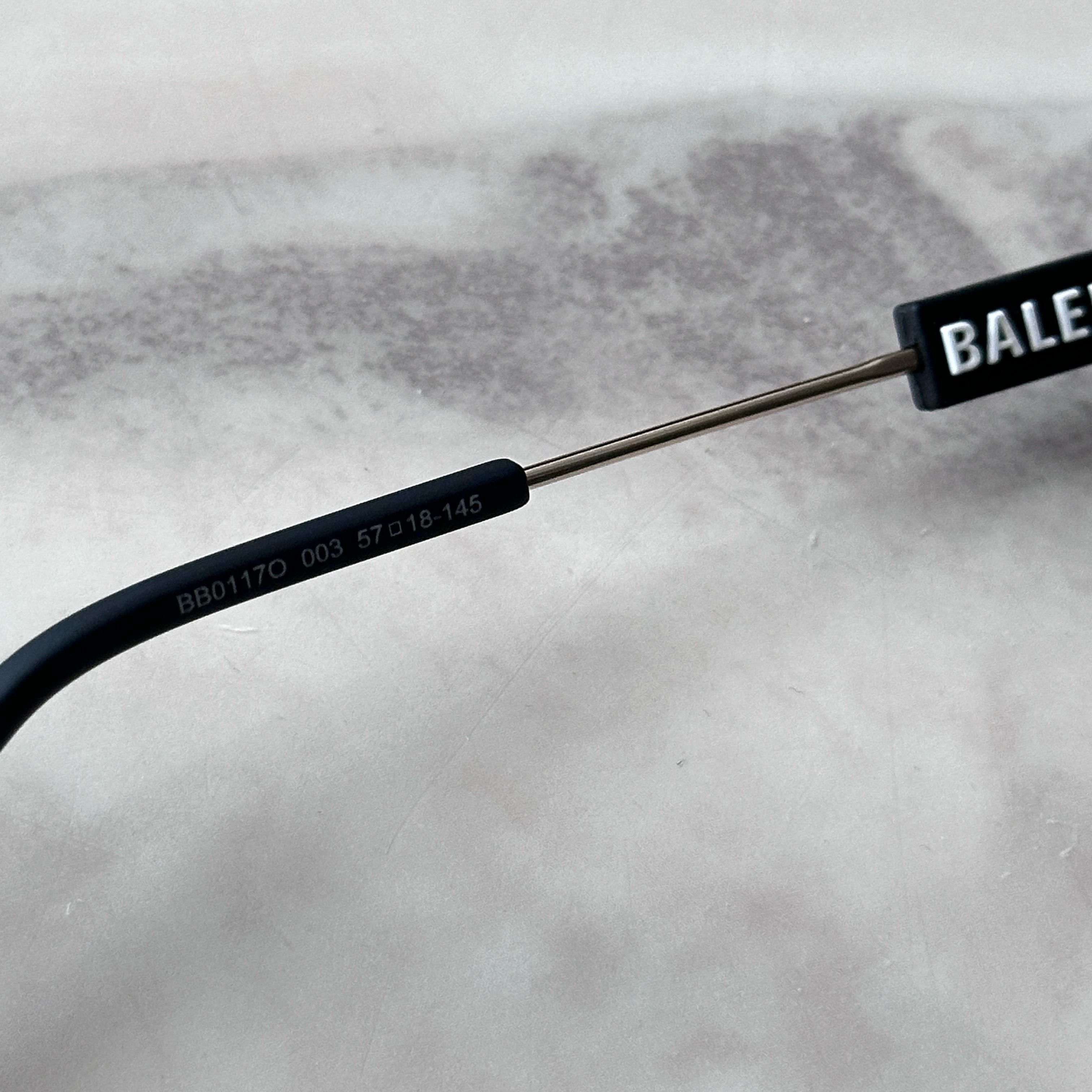 Balenciaga BALENCIAGA BB0117O 003 Sunglasses BLACK Size ONE SIZE - 3 Thumbnail
