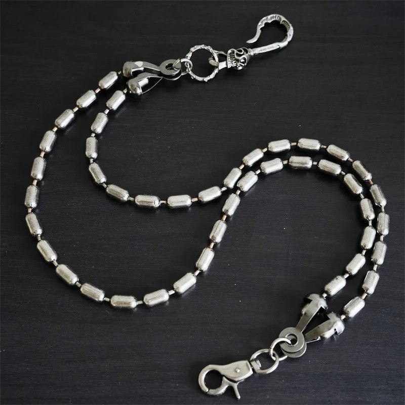 Jewelry Punk style Metal pants chain Jeans Size ONE SIZE - 3 Thumbnail