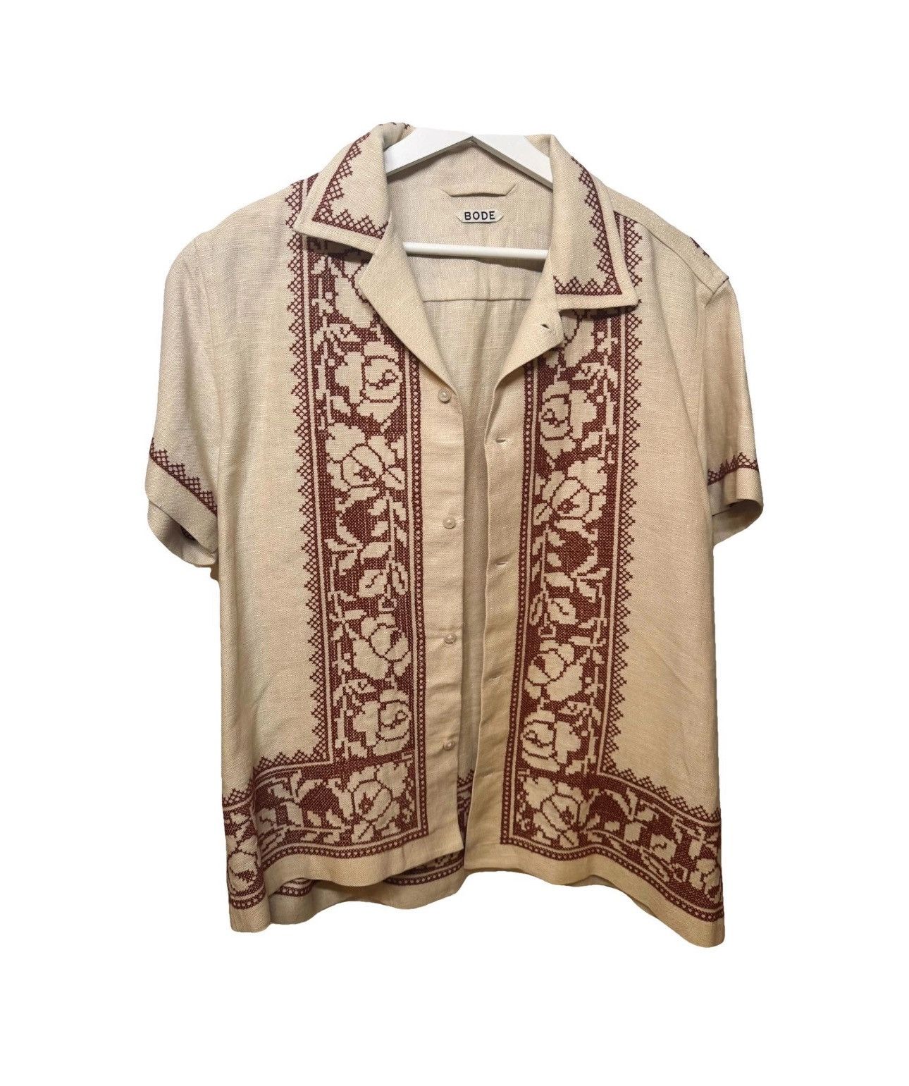 Bode BODE shirt - Rose Garland Size US M / EU 48-50 / 2 - 1 Thumbnail