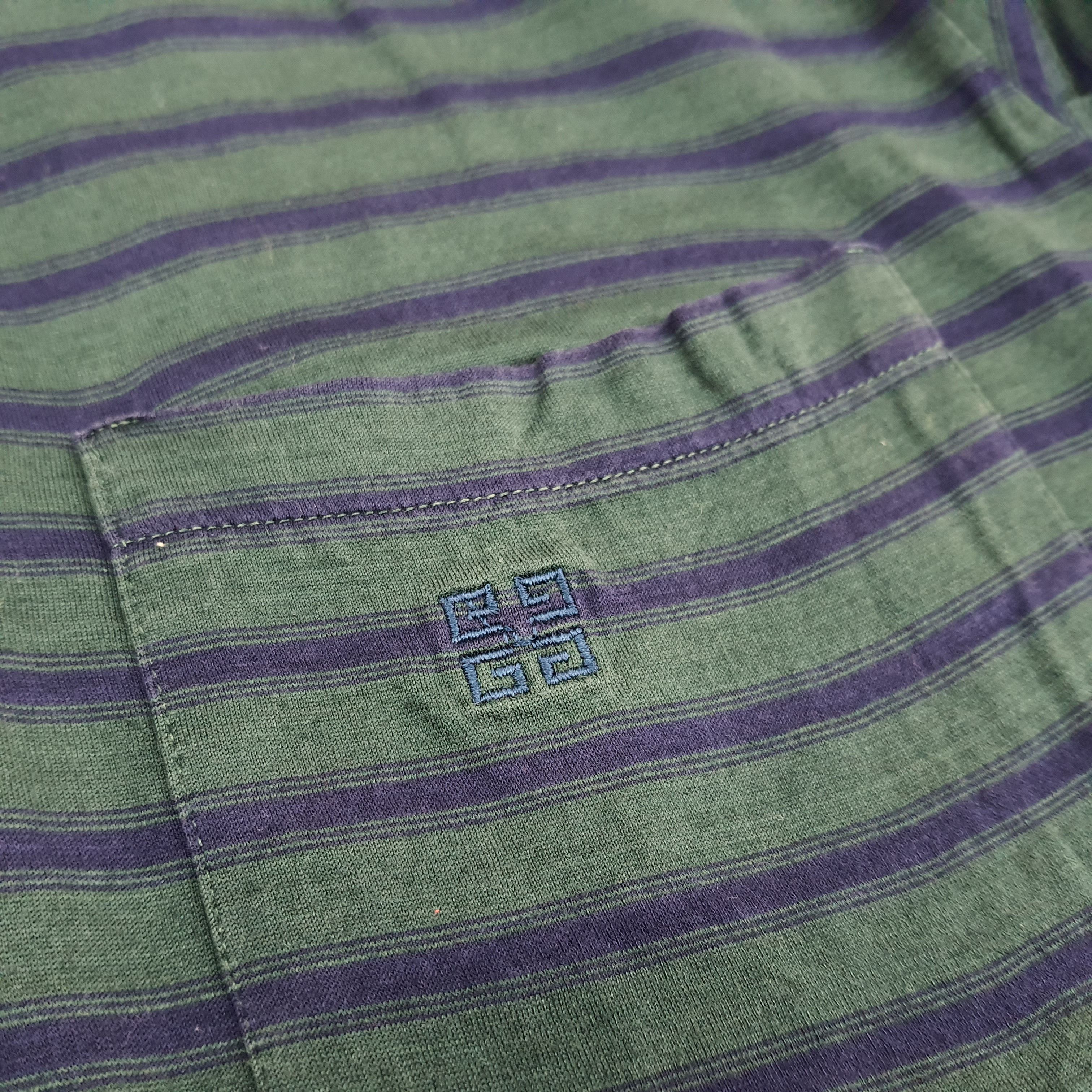 Givenchy × Vintage Vintage Givenchy Striped Polo Shirt Size US M / EU 48-50 / 2 - 6 Thumbnail