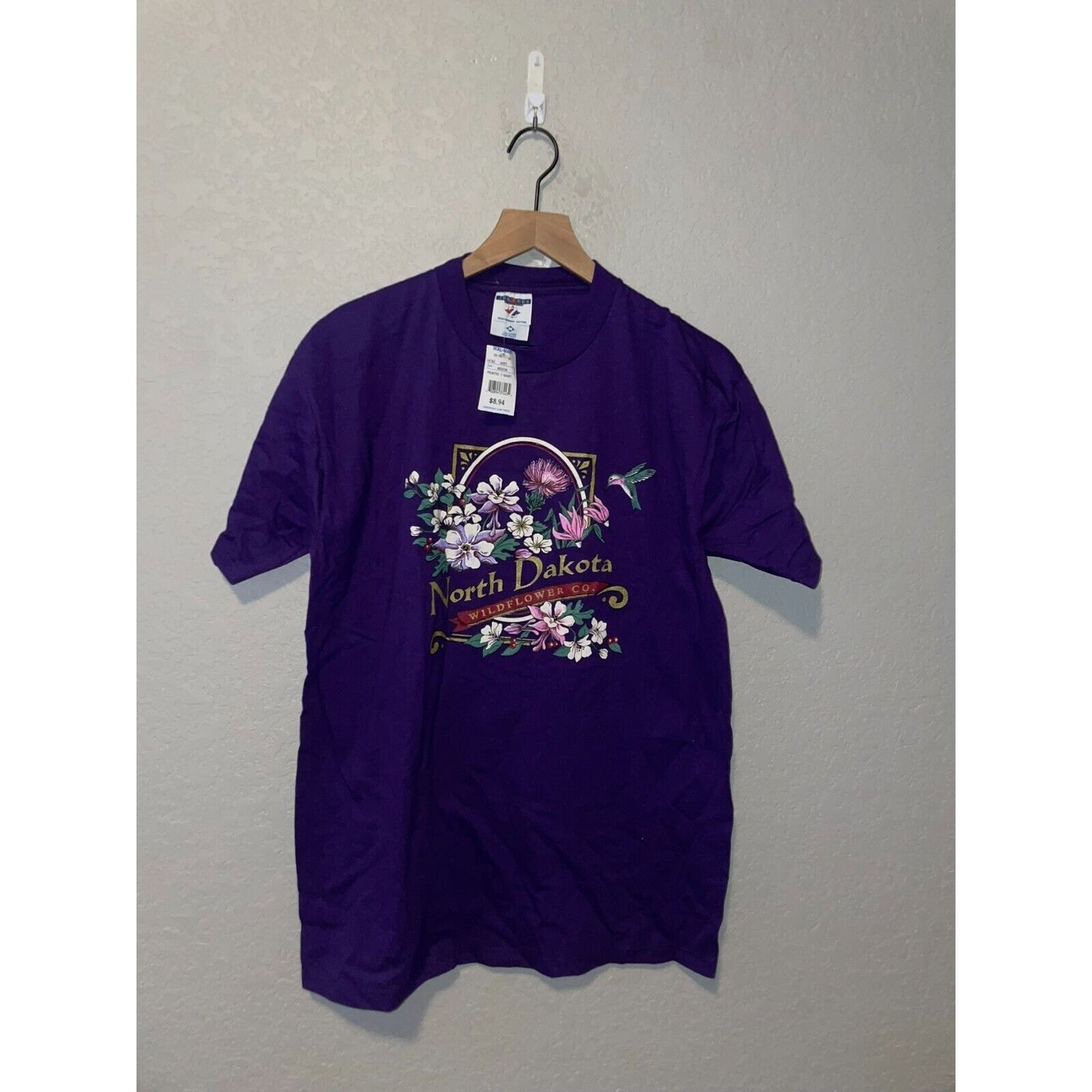 Jerzees Vintage North Dakota Shirt Wildflower Flower Tee 90s VTG M Size US M / EU 48-50 / 2 - 1 Thumbnail