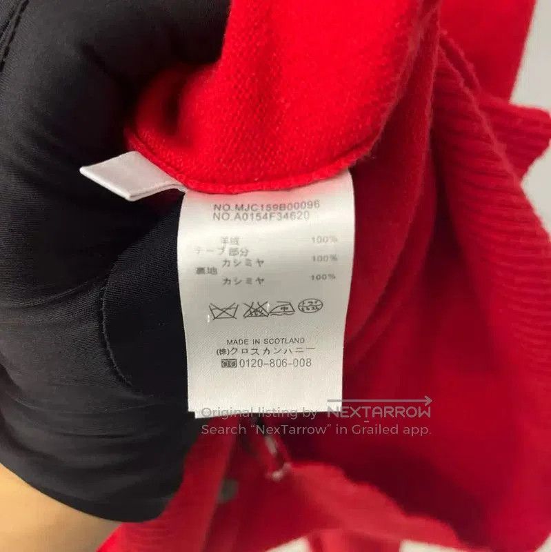 Thom Browne Thom Browne Red Cashmere Cardigan for Women . Size XS / US 0-2 / IT 36-38 - 5 Thumbnail