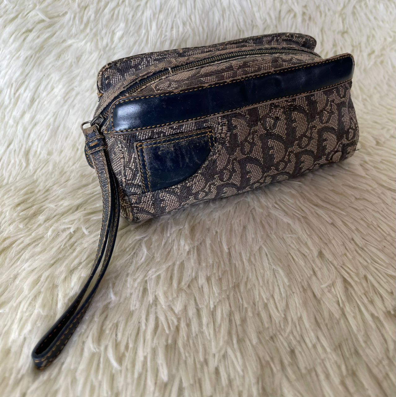 Christian Dior Monsieur × Vintage Christian Dior Trotter Toiletry Pouch Clutch Bag Size ONE SIZE - 1 Thumbnail