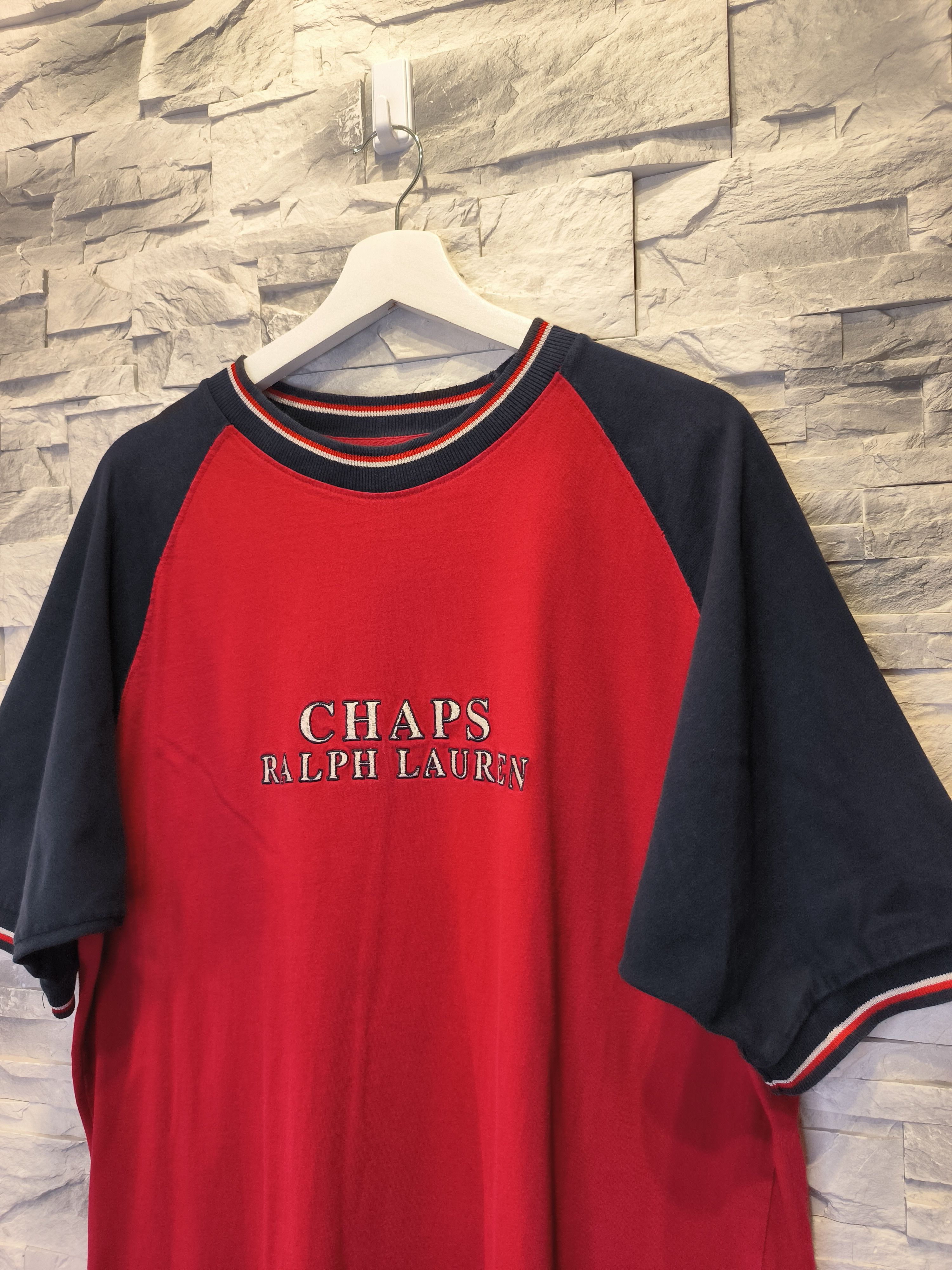 Chaps Ralph Lauren × Vintage Vintage Chaps Ralph Lauren Logo 90s T-Shirt Tee Size US XL / EU 56 / 4 - 2 Thumbnail