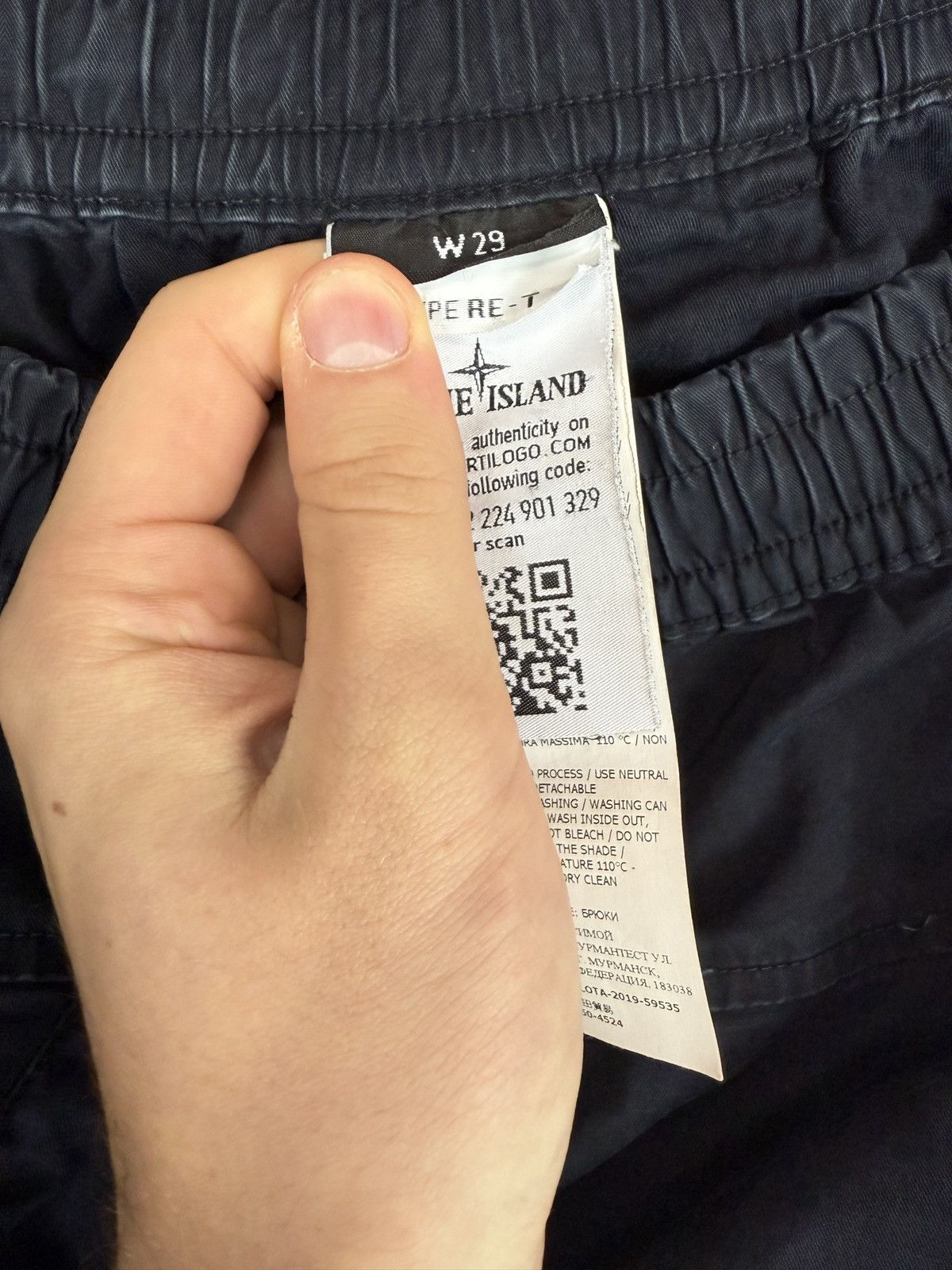 Stone Island Blue Stone Island Ghost Cargo pants Size US 29 - 9 Thumbnail