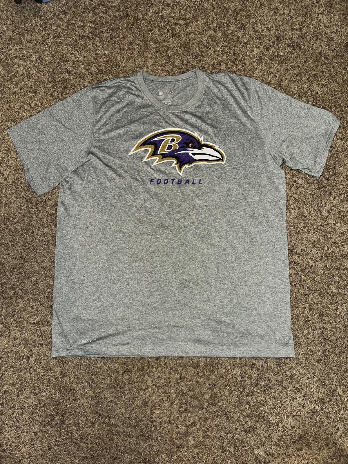 Nike Nike Men’s NFL Baltimore Ravens Icon Texture Logo On-Field T-Shirt Size US XXL / EU 58 / 5 - 1 Thumbnail