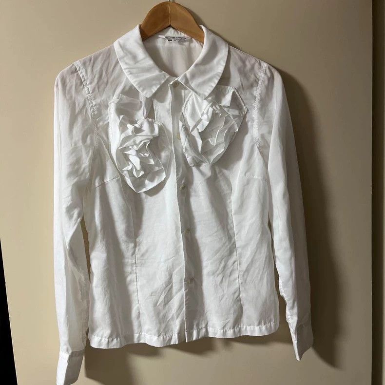Other Comme Des Garcons Rose Rose Crew Neck Shirt Size S / US 4 / IT 40 - 1 Thumbnail