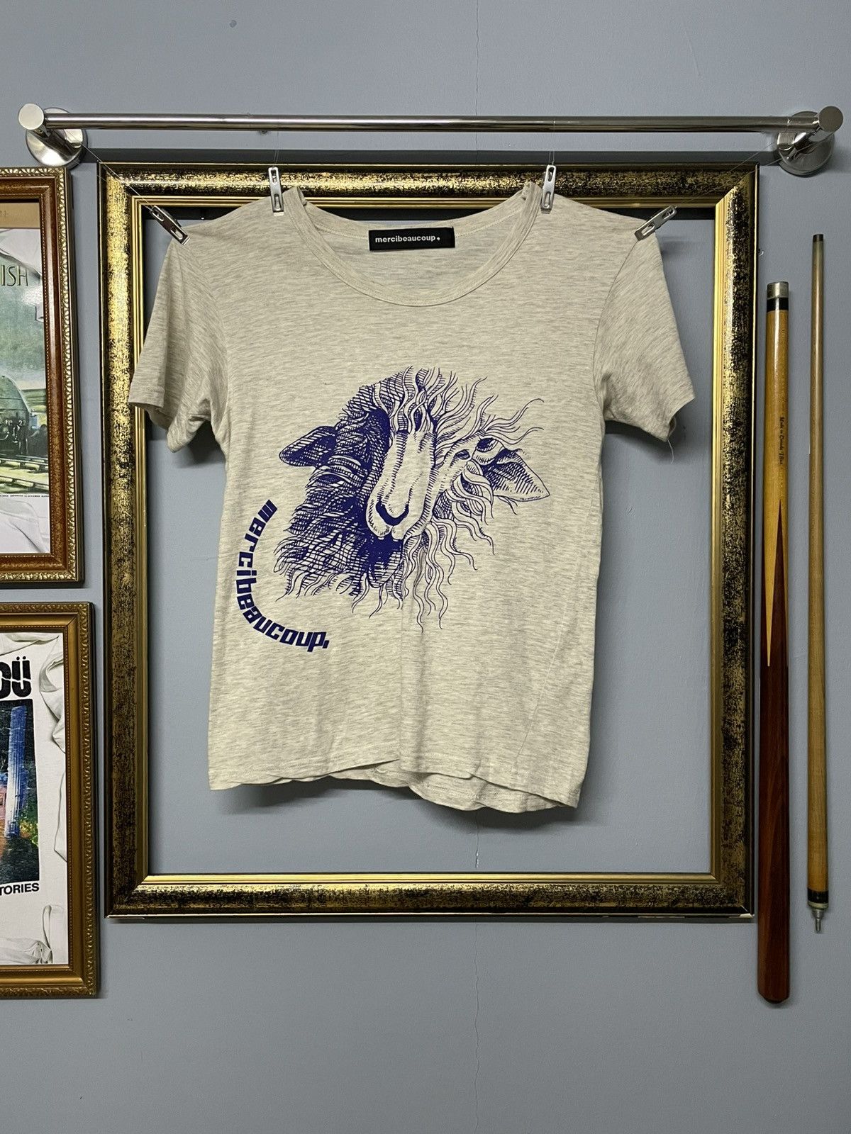 mercibeaucoup Vintage 1990s Japan IsseyMiyake - Mercibeaucoup Lion Art Tee Size US S / EU 44-46 / 1 - 1 Thumbnail