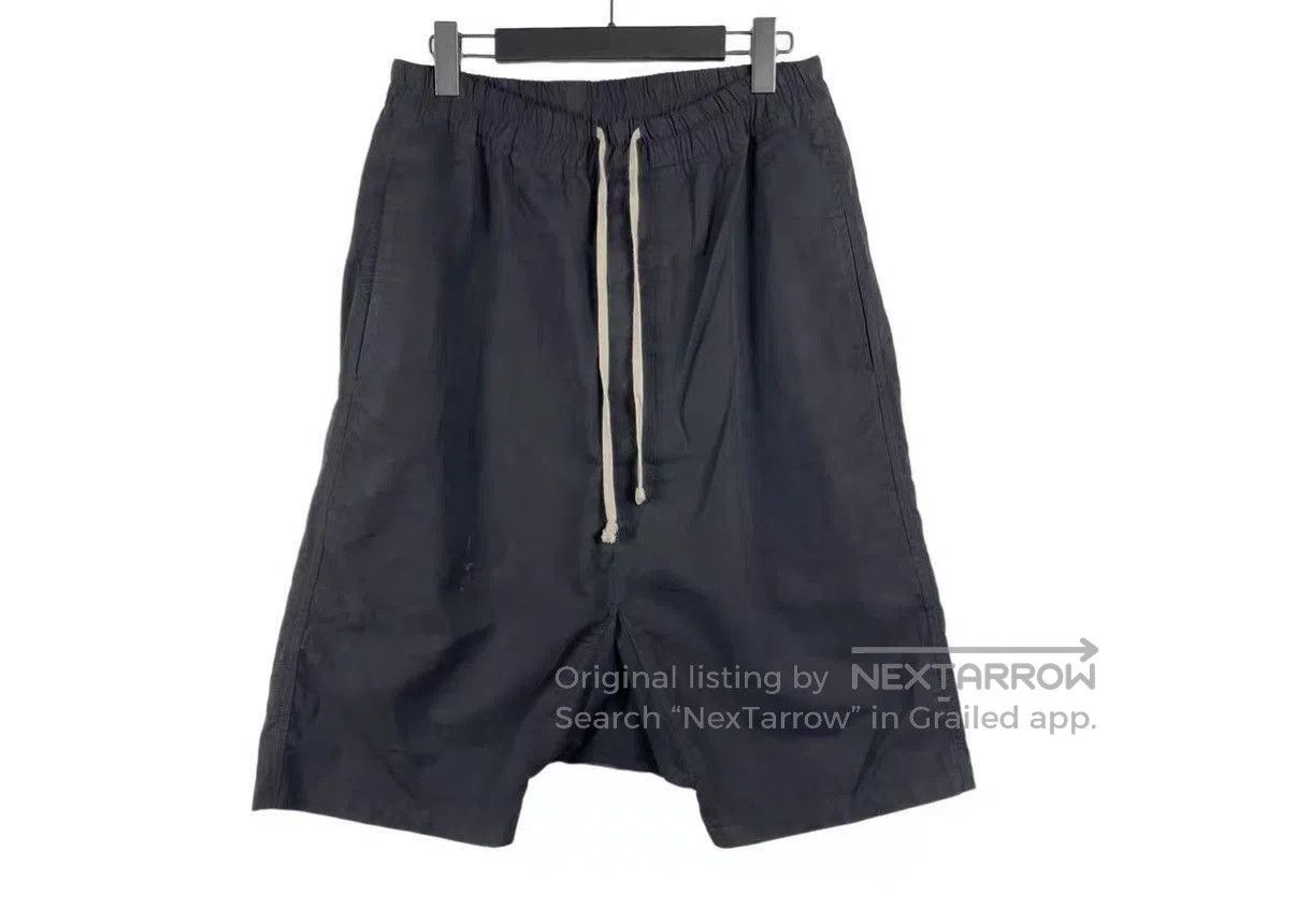 Rick Owens Black Drawstring Casual Shorts Size 36. Size US 36 / EU 52 - 1 Thumbnail