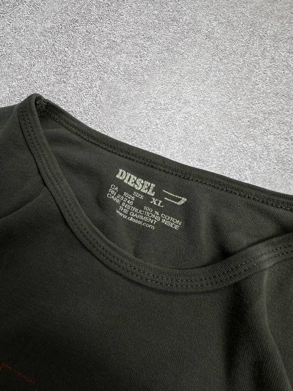 Diesel × Vintage Vintage Diesel Avantgarde Grunge Longsleeve Shirt Y2K XL Size US XL / EU 56 / 4 - 4 Thumbnail