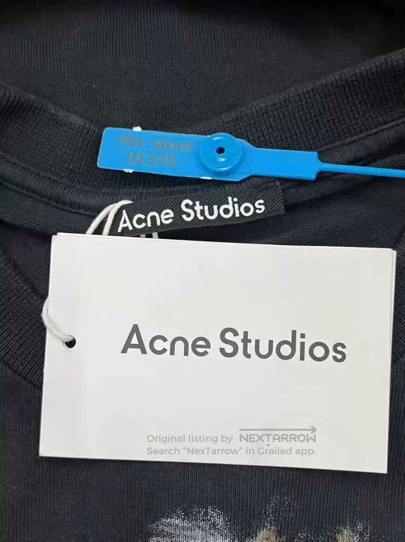 Acne Studios Acne Studios Dog image print distressed short-sleeve Size US XL / EU 56 / 4 - 3 Thumbnail