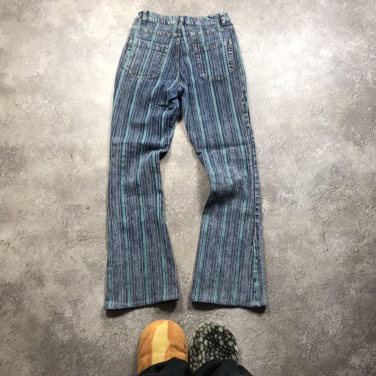 Vintage Vintage Y2K Distressed Flared Jeans Japanese Streetwear 26 Size 26" / US 2 / IT 38 - 4 Thumbnail