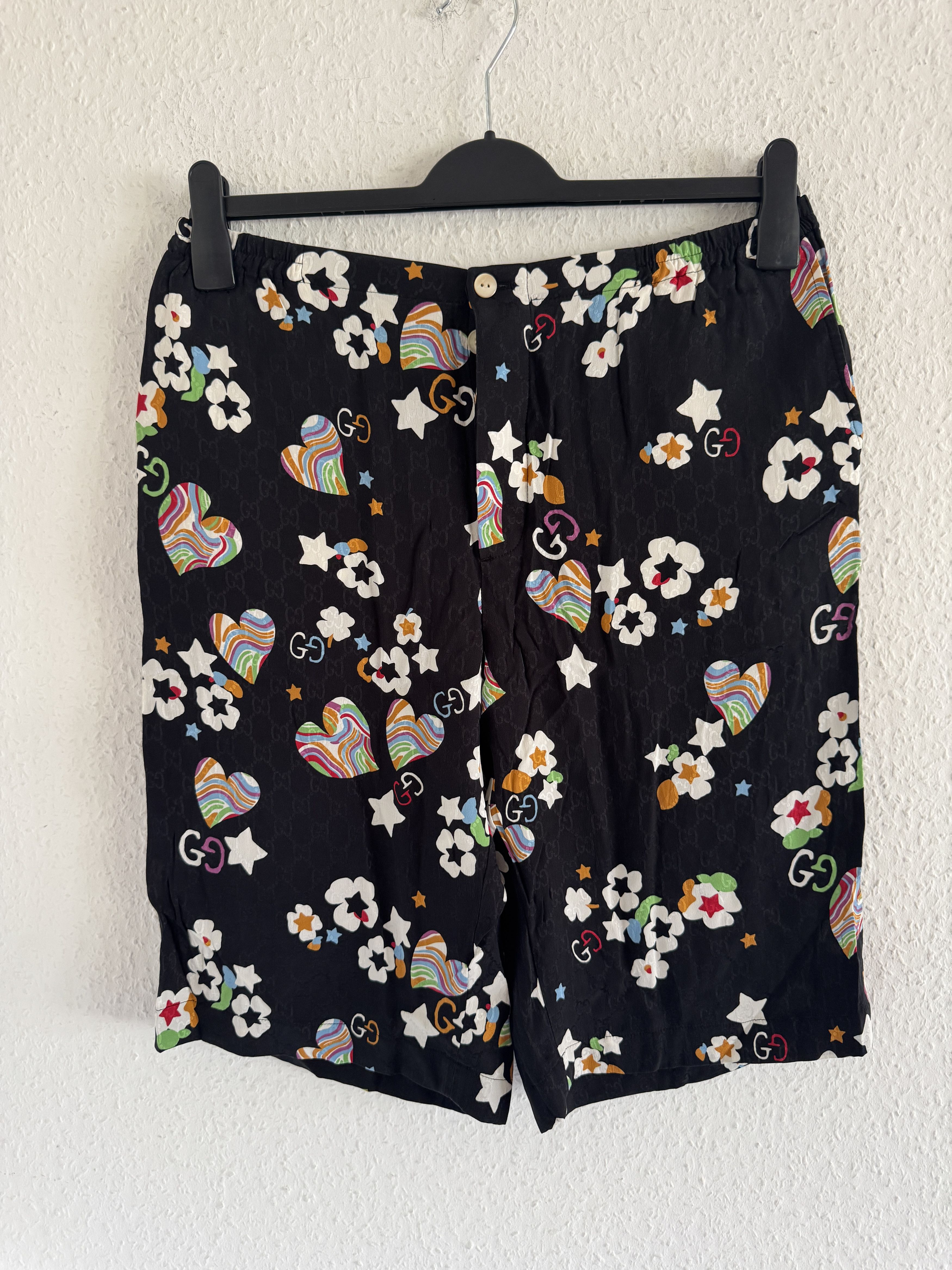 Gucci Fantasia Monogram Silk Shorts Size US 32 / EU 48 - 1 Thumbnail