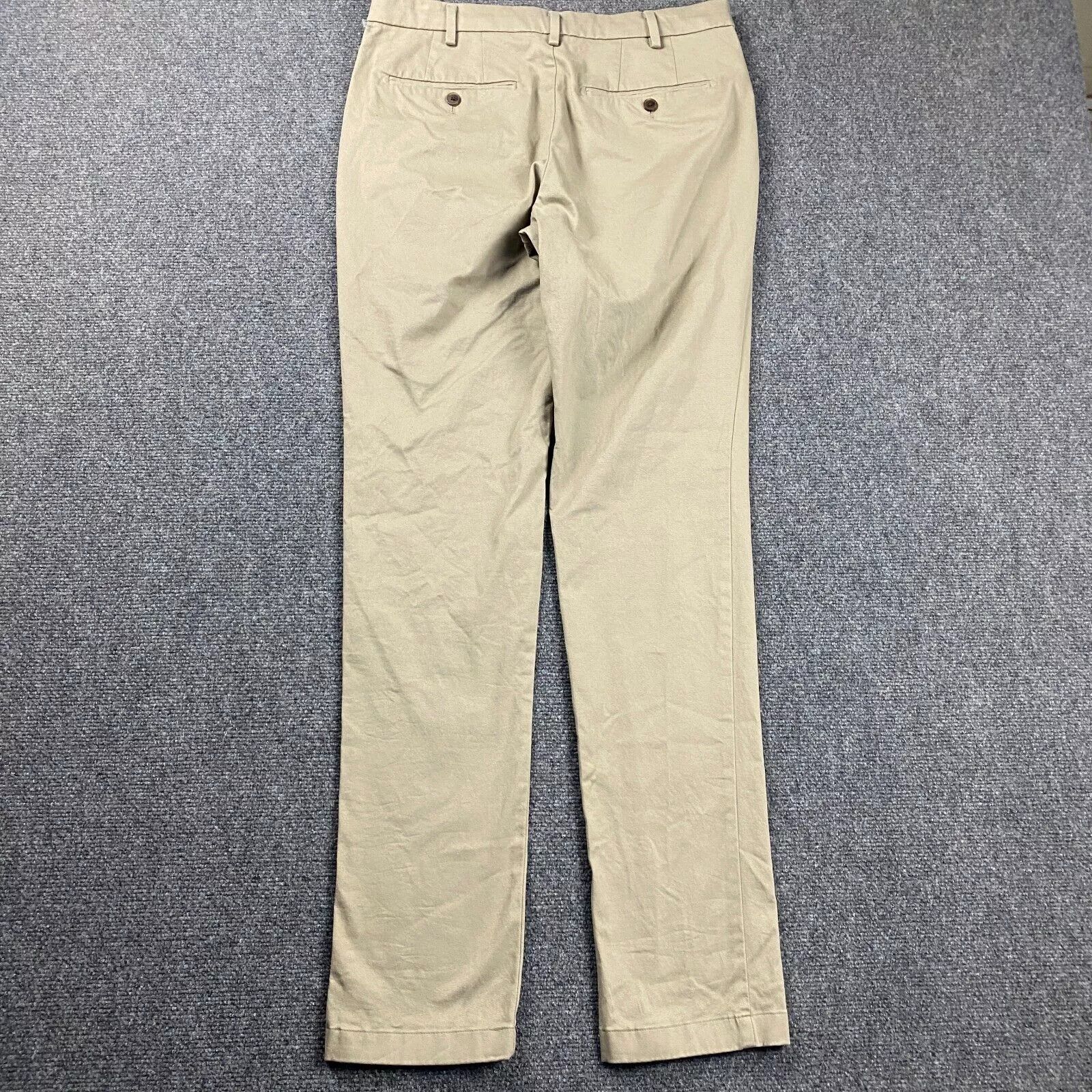 Uniqlo Uniqlo Pants Mens 31x34 Beige Chino Casual Straight Leg Size US 31 - 5 Thumbnail