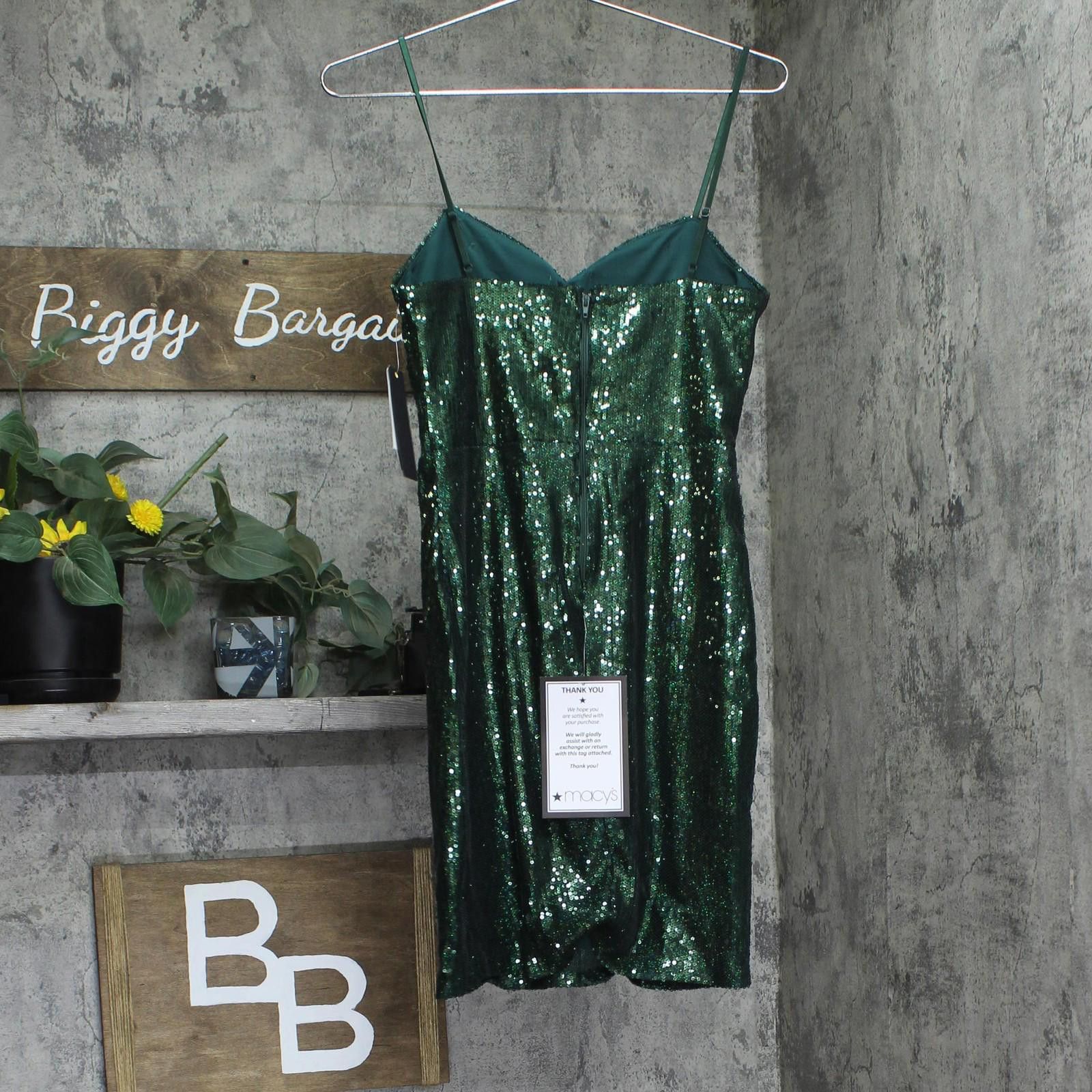Other Nwt City Studios Sequin Dress 8461wy6at3 Hunter Green 9/10 Size M / US 6-8 / IT 42-44 - 2 Thumbnail