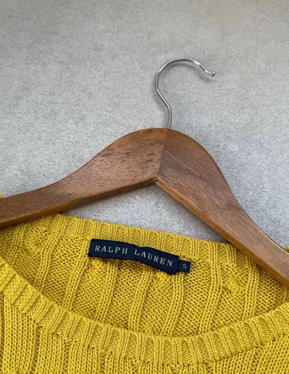 Polo Ralph Lauren Vintage Polo Ralph Lauren Woman Knitted Yellow Sweater Size S / US 4 / IT 40 - 5 Thumbnail