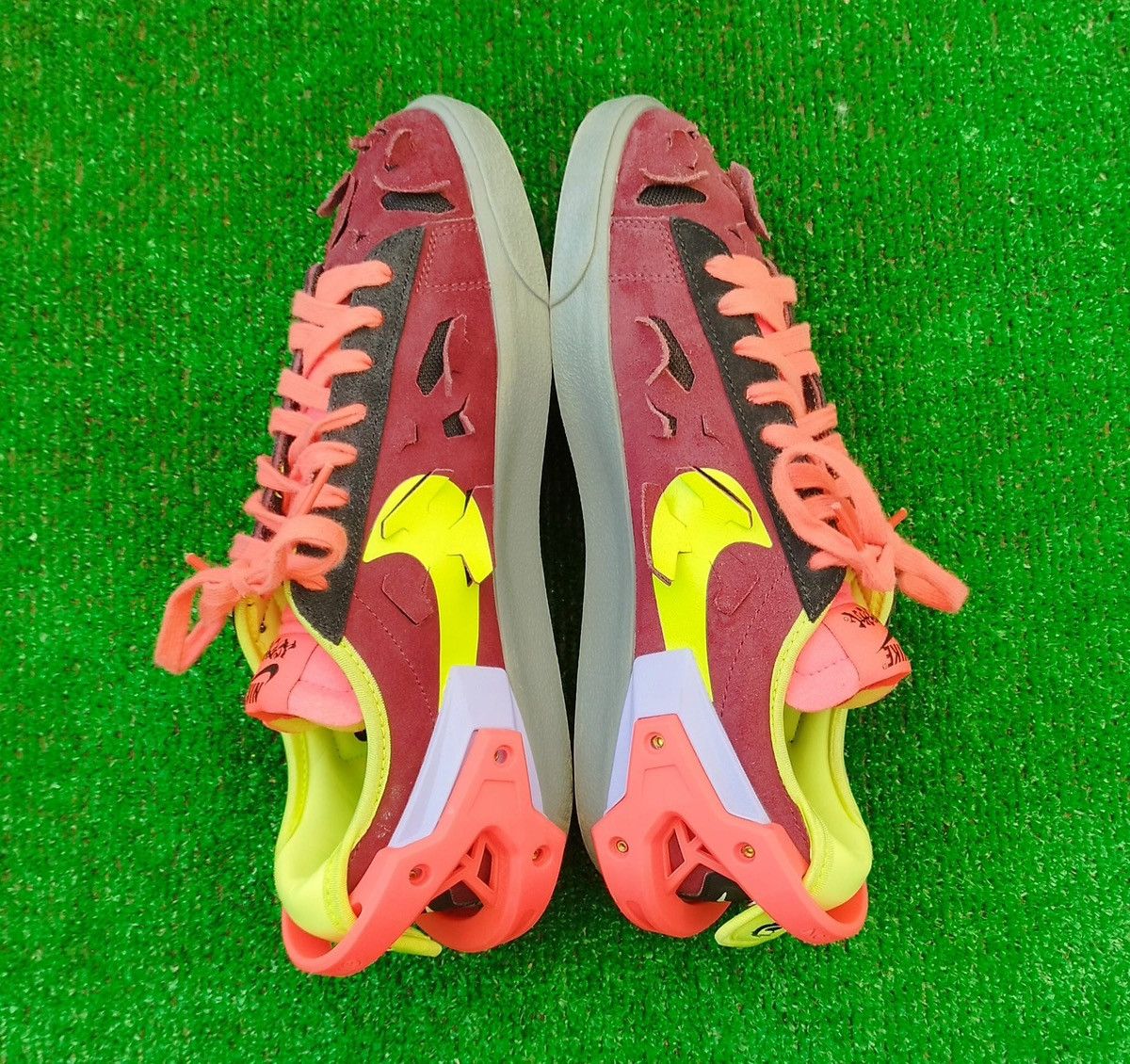 Nike Shoes Nike Blazer Low Acronym Night Maroon Size US 8.5 / EU 41-42 - 7 Thumbnail
