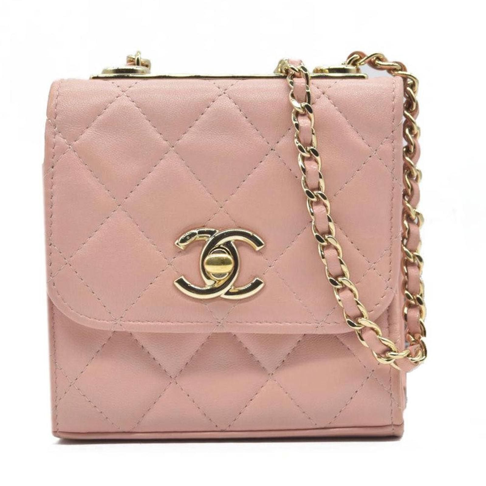 Chanel Chanel Lambskin Quilted Mini Trendy CC Clutch With Chain Size ONE SIZE - 8 Thumbnail