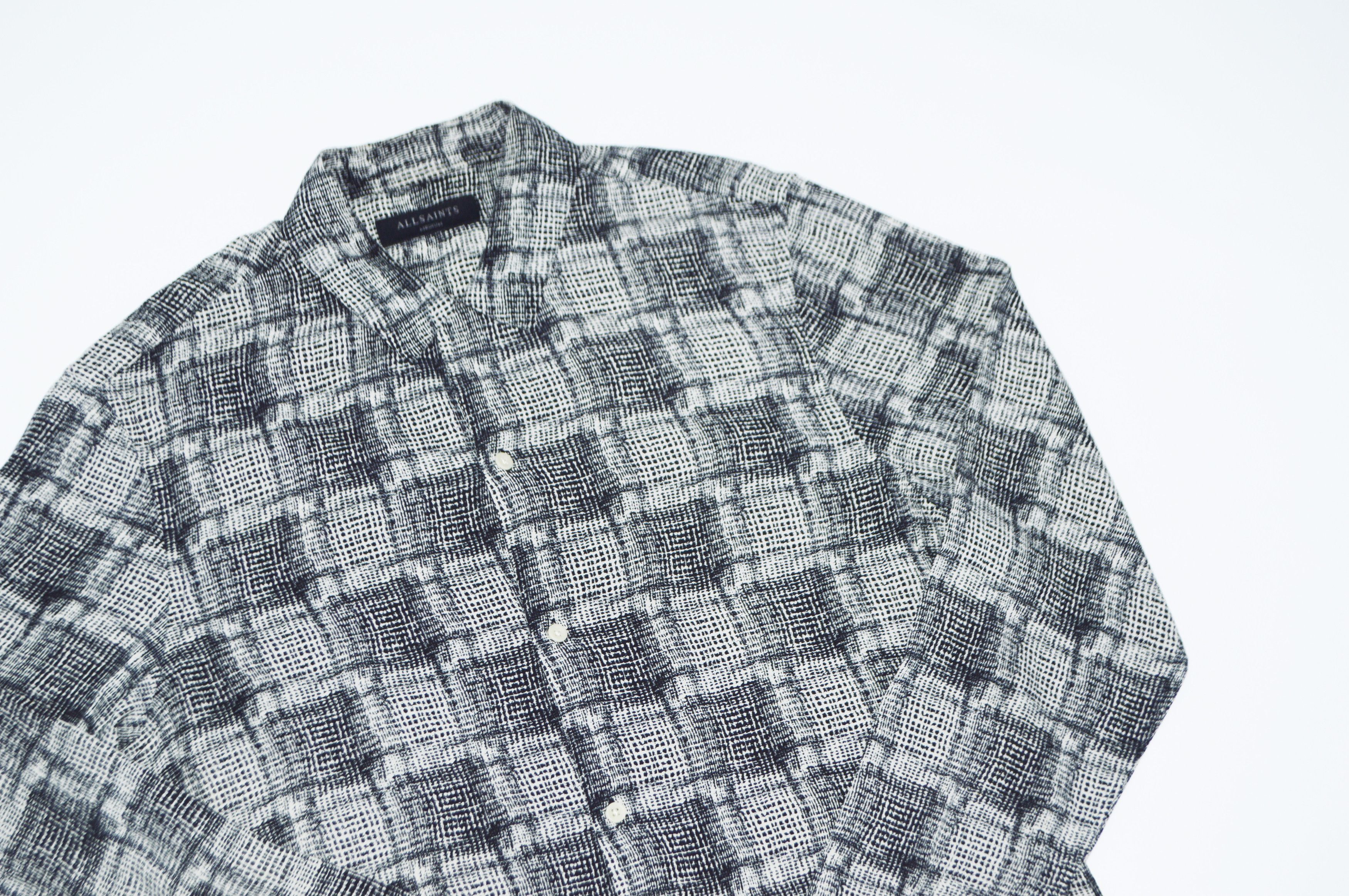 Allsaints AllSaints Vanderbilt Checkred Viscose Shirt Size M Size US M / EU 48-50 / 2 - 2 Thumbnail