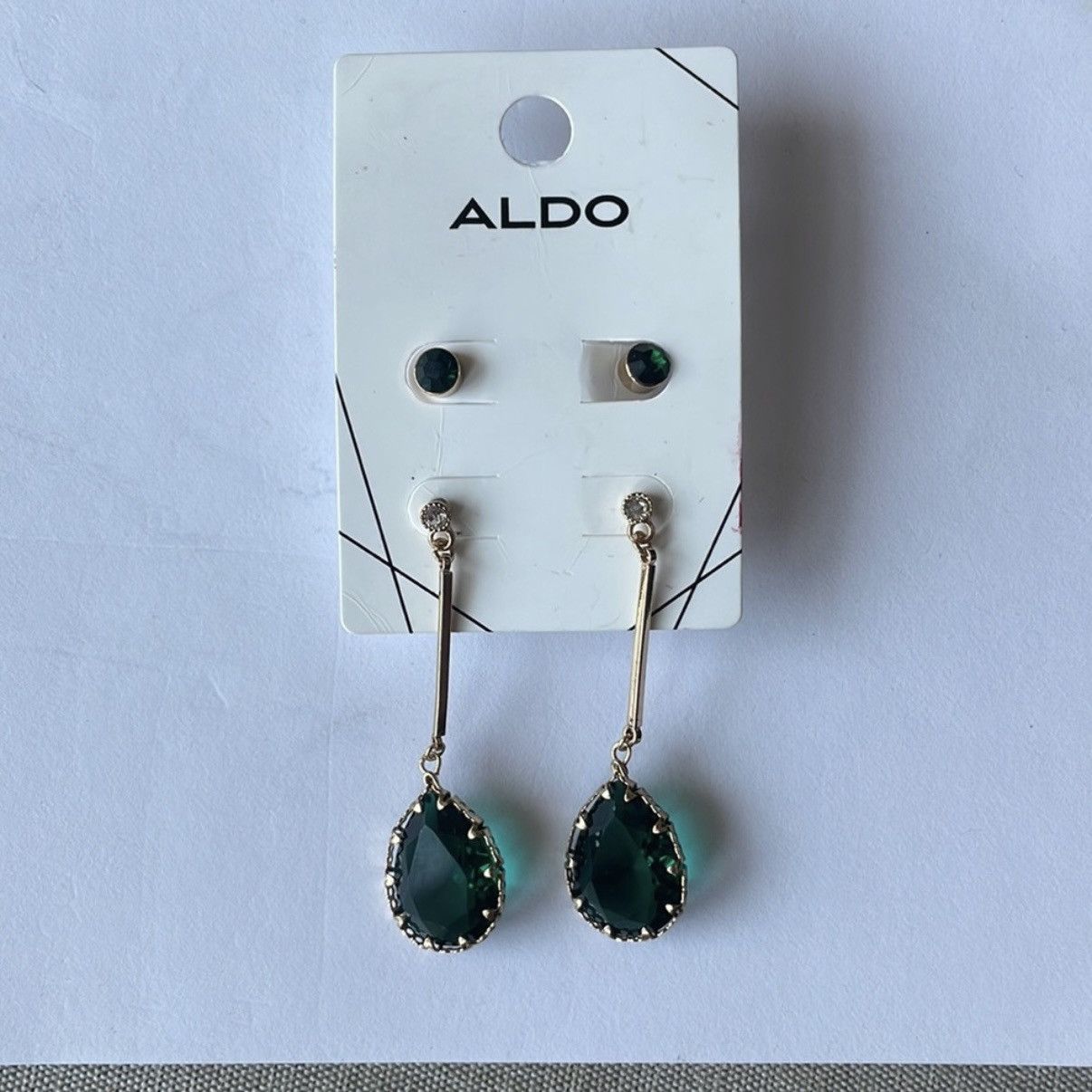 Aldo Emerald Aldo earring set Size ONE SIZE - 5 Thumbnail