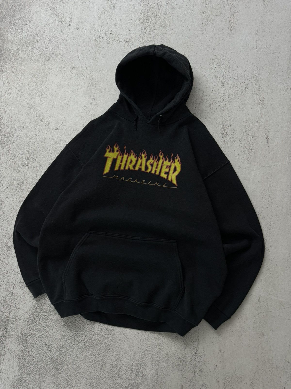 Santa Cruz Skateboards × Thrasher Thrasher Vintage California 90s Made in USA Hoodie Size US L / EU 52-54 / 3 - 2 Thumbnail