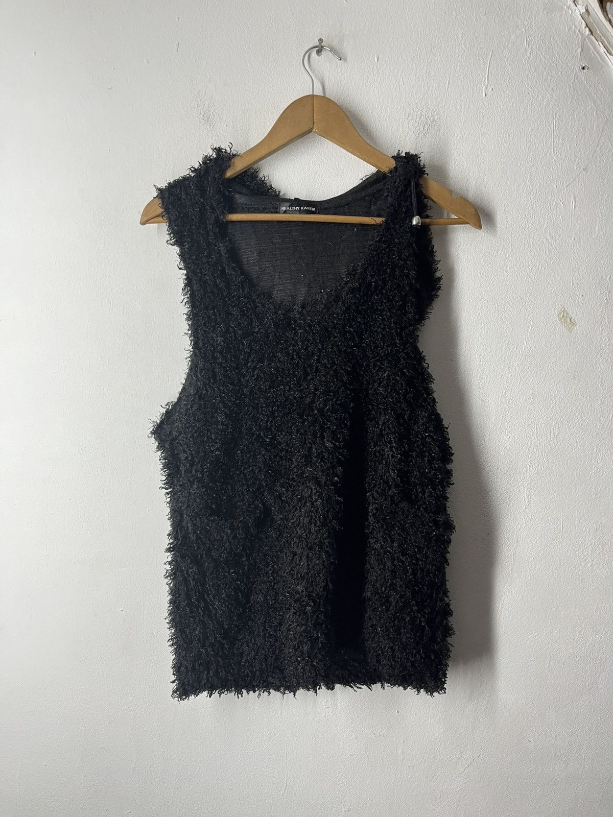 Japanese Brand HEALTHY KAREN JAPANESE BRAND SLEEVELESS FUR JACKET Size M / US 6-8 / IT 42-44 - 7 Thumbnail