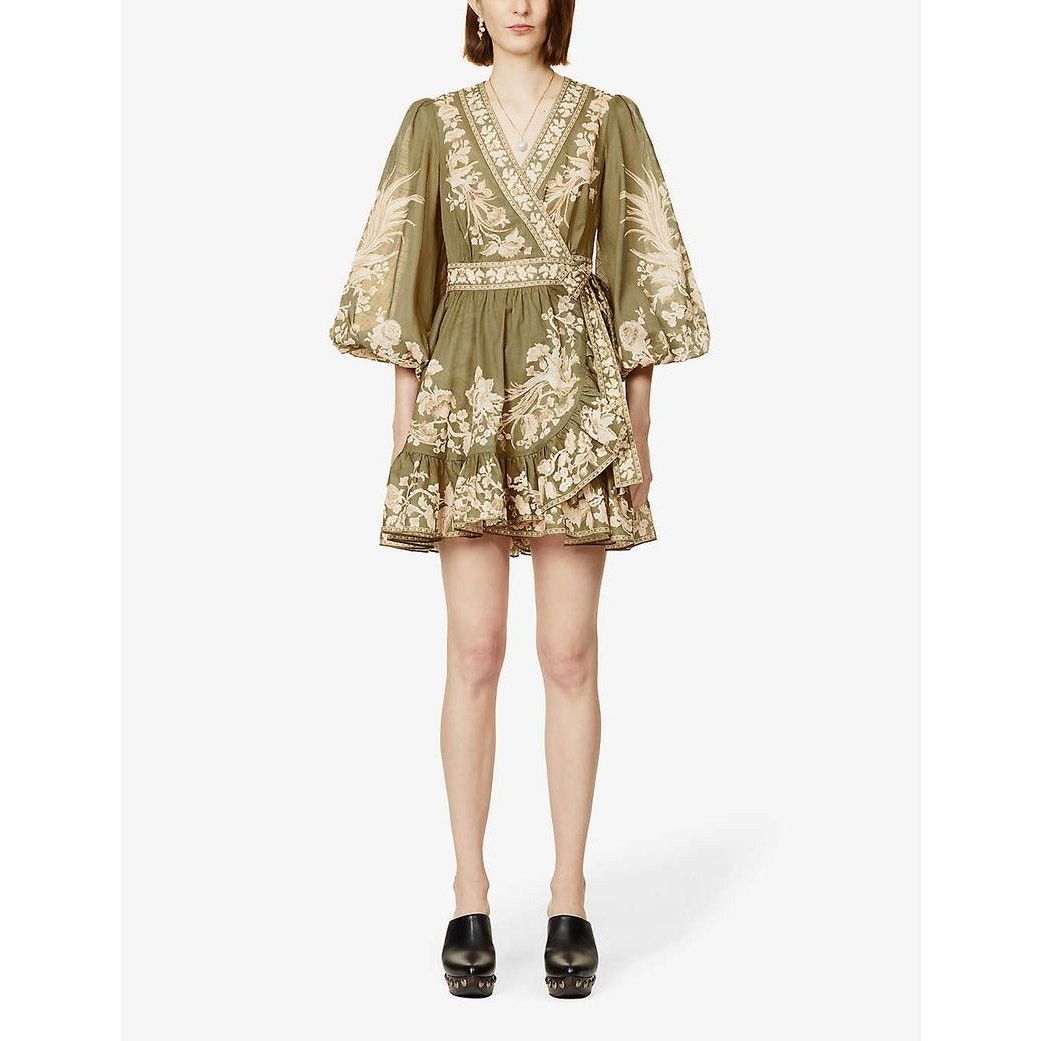 Zimmermann NWOT ZIMMERMANN Anneke Mini Wrap-Dress Sz 3 (US 10) Size M / US 6-8 / IT 42-44 - 3 Thumbnail