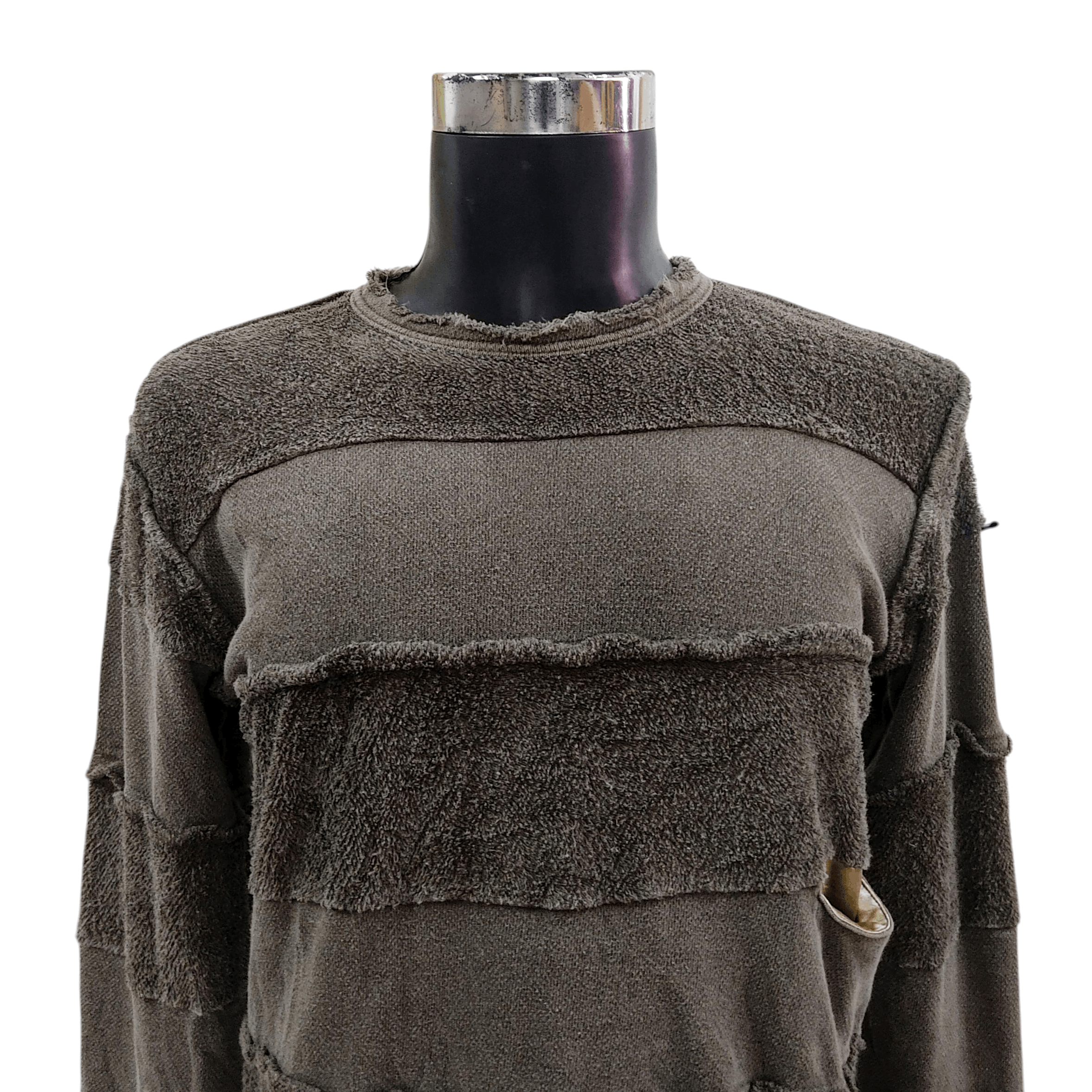 FranCisT MOR.K.S FranCist MOR.K.S. Terry Cloth Patchwork Sweatshirt Size US M / EU 48-50 / 2 - 2 Thumbnail