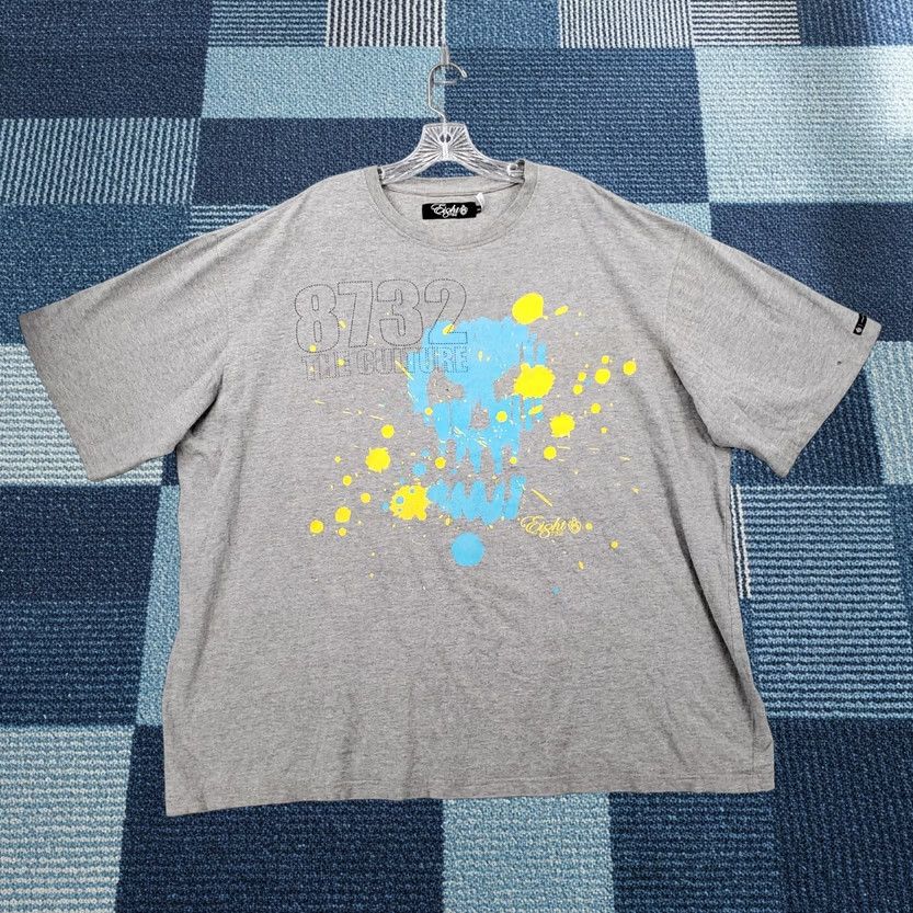 Vintage Eight 732 The Culture T-Shirt Mens XXXL Gray Skull Crew Neck Short Sleeve Size US XXL / EU 58 / 5 - 1 Thumbnail