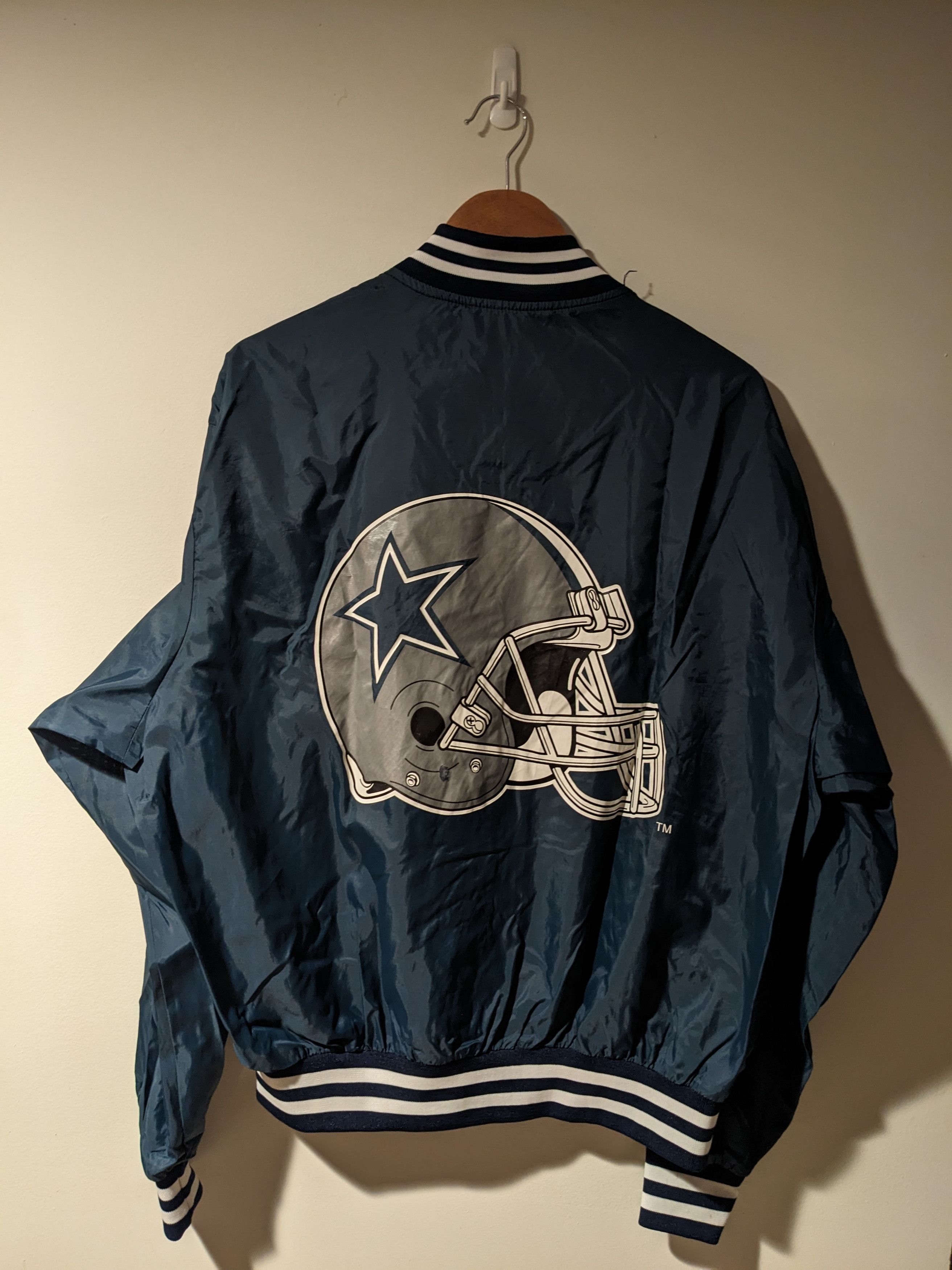 NFL × Vintage Vintage 90s Dallas Cowboys NFL Football Lightweight Jacket Size US XXL / EU 58 / 5 - 1 Thumbnail