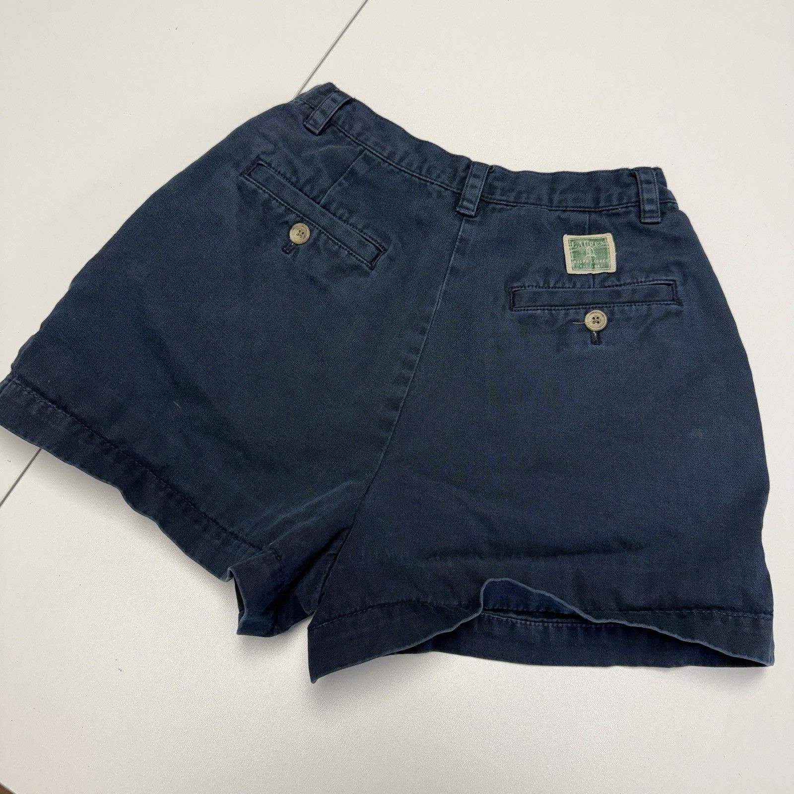 Lauren Ralph Lauren LRL Lauren Ralph Lauren Womens Shorts Blue Size 4 Petite 3in Size 27" / US 4 / IT 40 - 4 Thumbnail