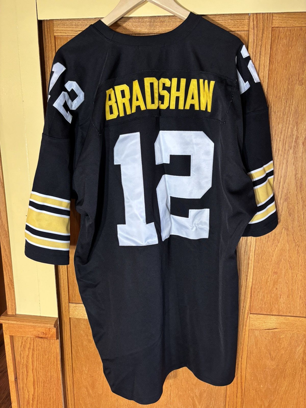 Mitchell & Ness Terry Bradshaw Steelers Jersey Size US XL / EU 56 / 4 - 1 Thumbnail