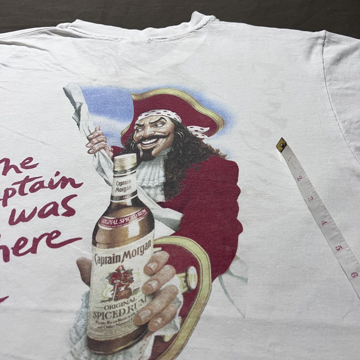 Vintage Vintage 90s Captain morgan Promo Tee graphic streetwear Size US L / EU 52-54 / 3 - 4 Thumbnail