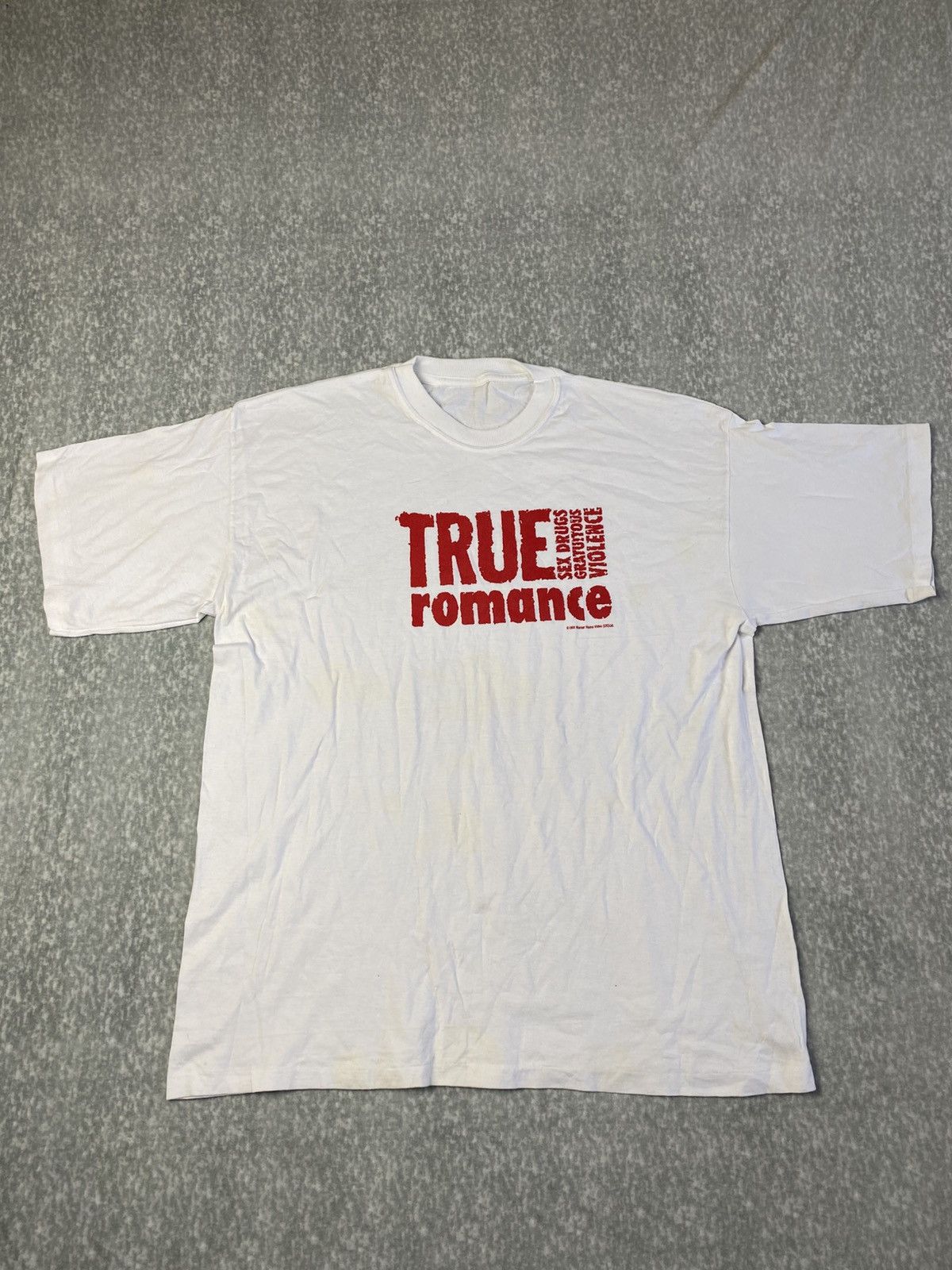 Other Vintage True Romance 1995 Movie Promo T- Shirt Size US XL / EU 56 / 4 - 1 Thumbnail