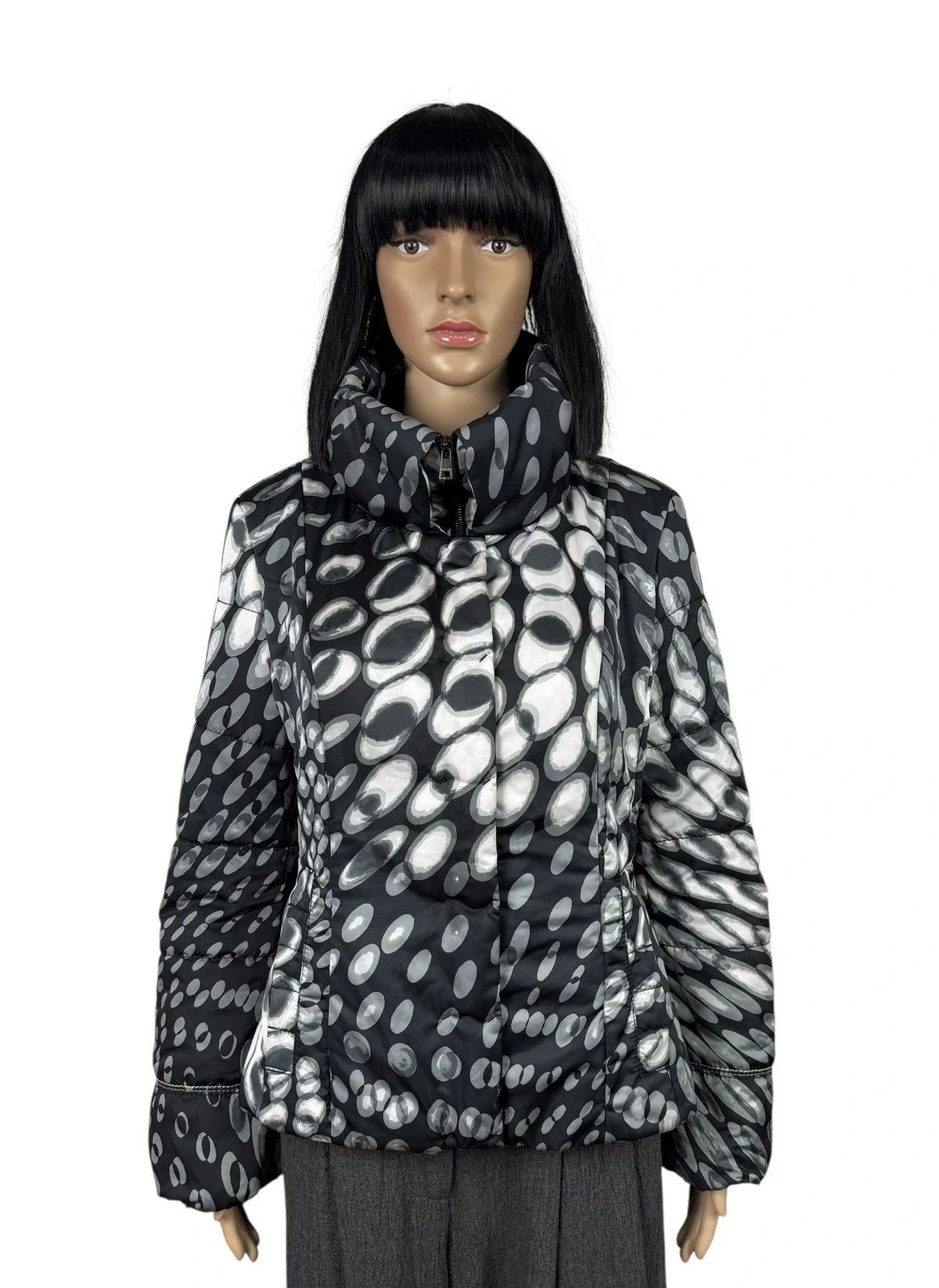 Other Marc Cain Faux Down Puffer Jacket Printed size 2 Size S / US 4 / IT 40 - 1 Thumbnail