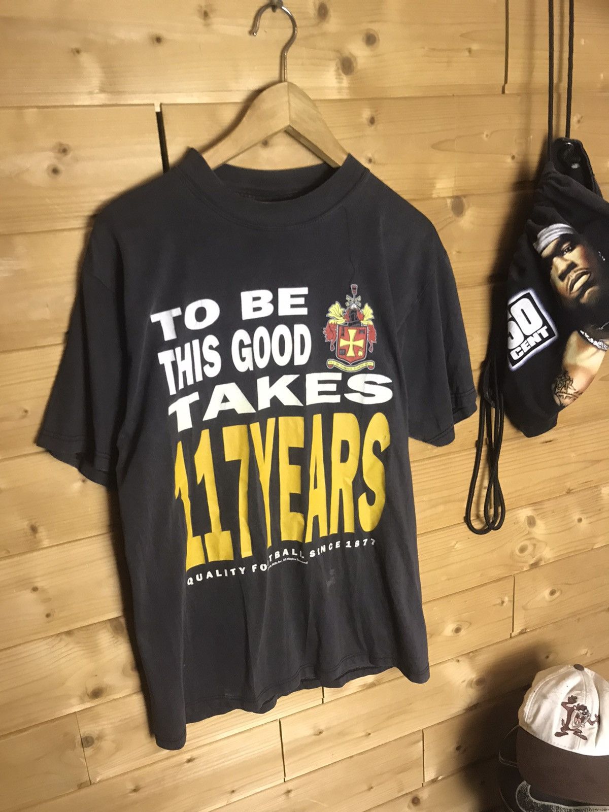 Nutmeg Vintage 90s Nutmeg Wolverhampton soccer t e Size US M / EU 48-50 / 2 - 3 Thumbnail