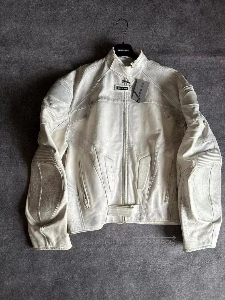 Balenciaga Balenciaga SS23 Biker Leather Jacket . Size US M / EU 48-50 / 2 - 1 Thumbnail