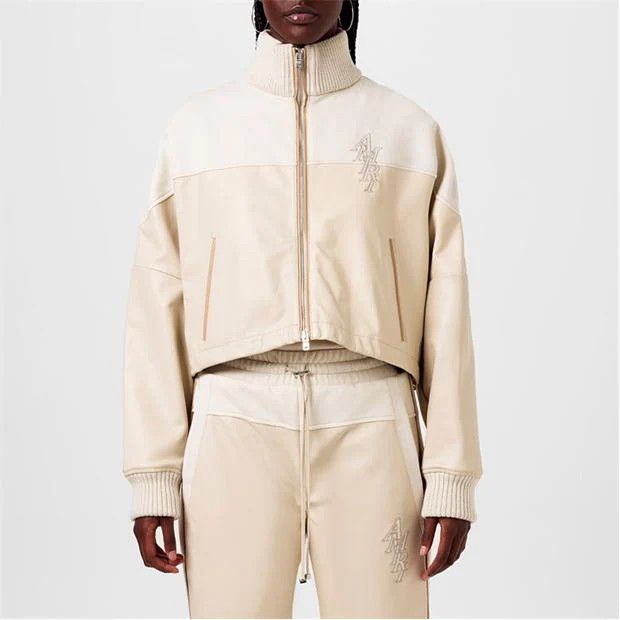 Amiri o1g2r1mq0824 Trck Jackets in Ivory Size L / US 10 / IT 46 - 4 Thumbnail