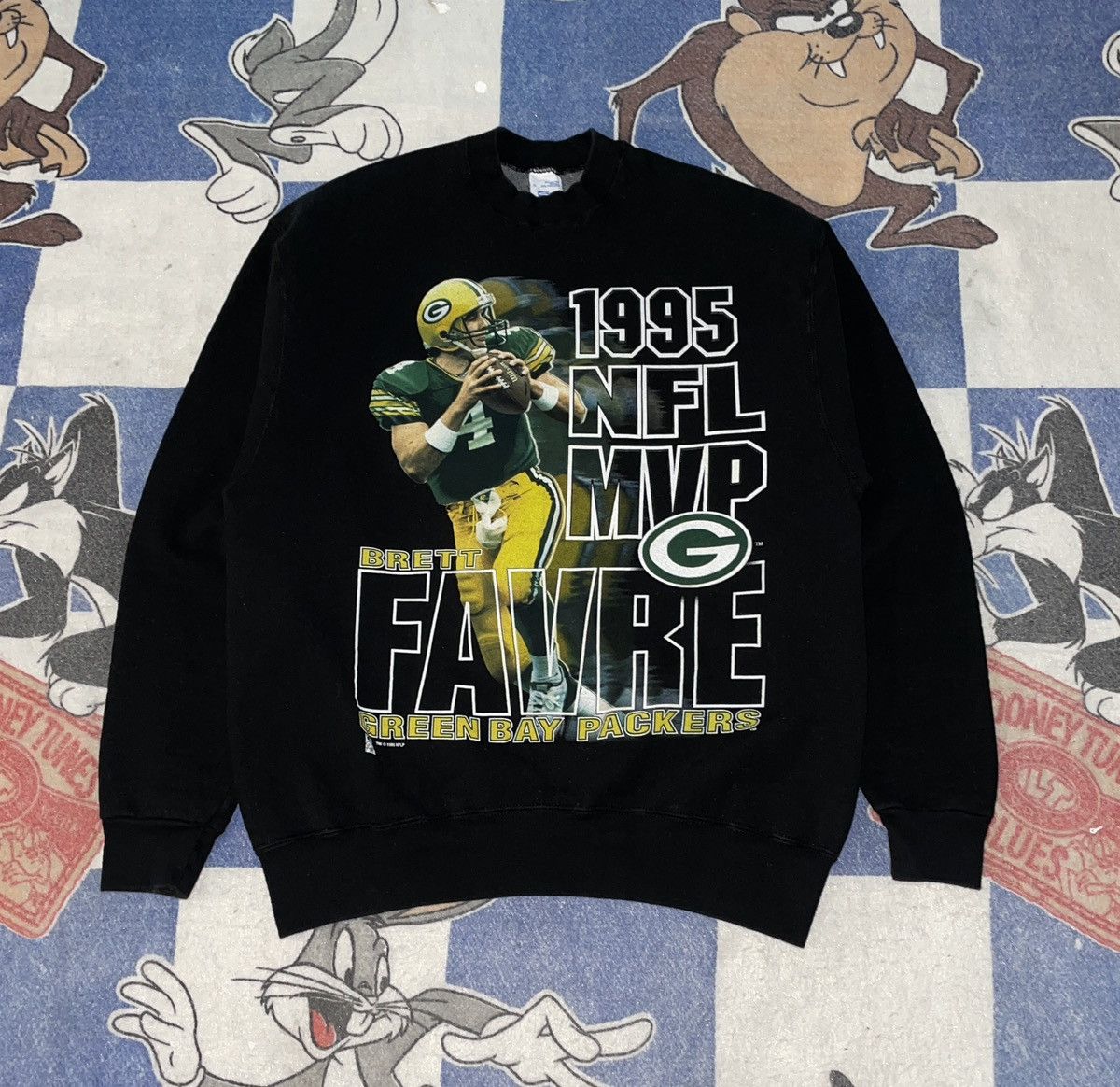NFL Vintage Green Bay Packers brett Favre mvp crewneck Size US XL / EU 56 / 4 - 1 Thumbnail