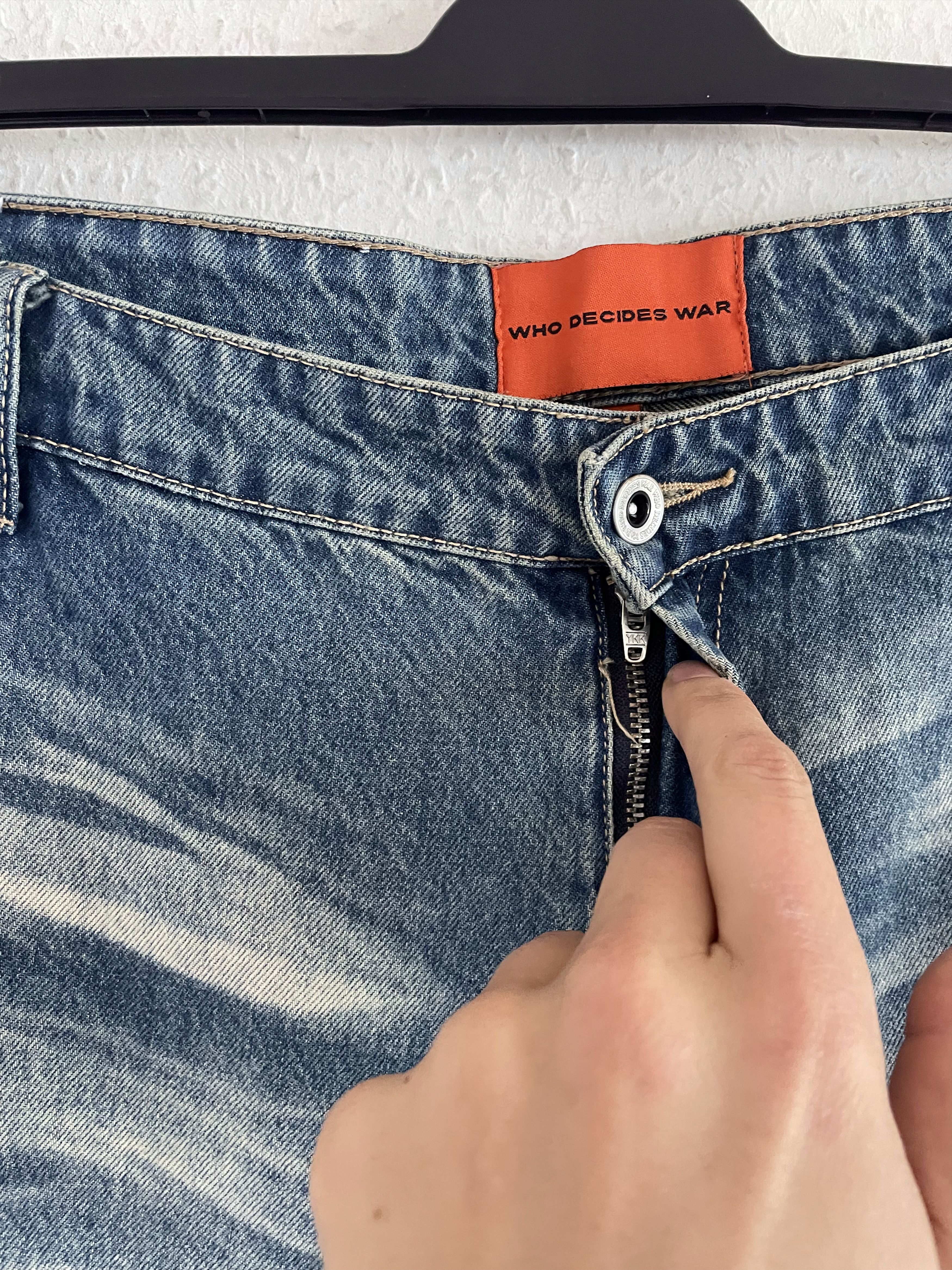 Who Decides War Arch Knee Cargo Jeans Size US 36 / EU 52 - 11 Thumbnail