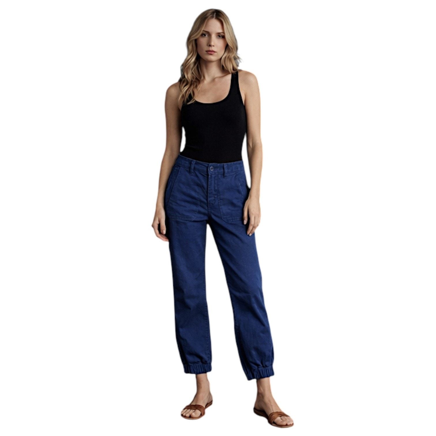 Anthropologie Anthropologie Blue Pants | Size 6 Size 28" / US 6 / IT 42 - 8 Thumbnail