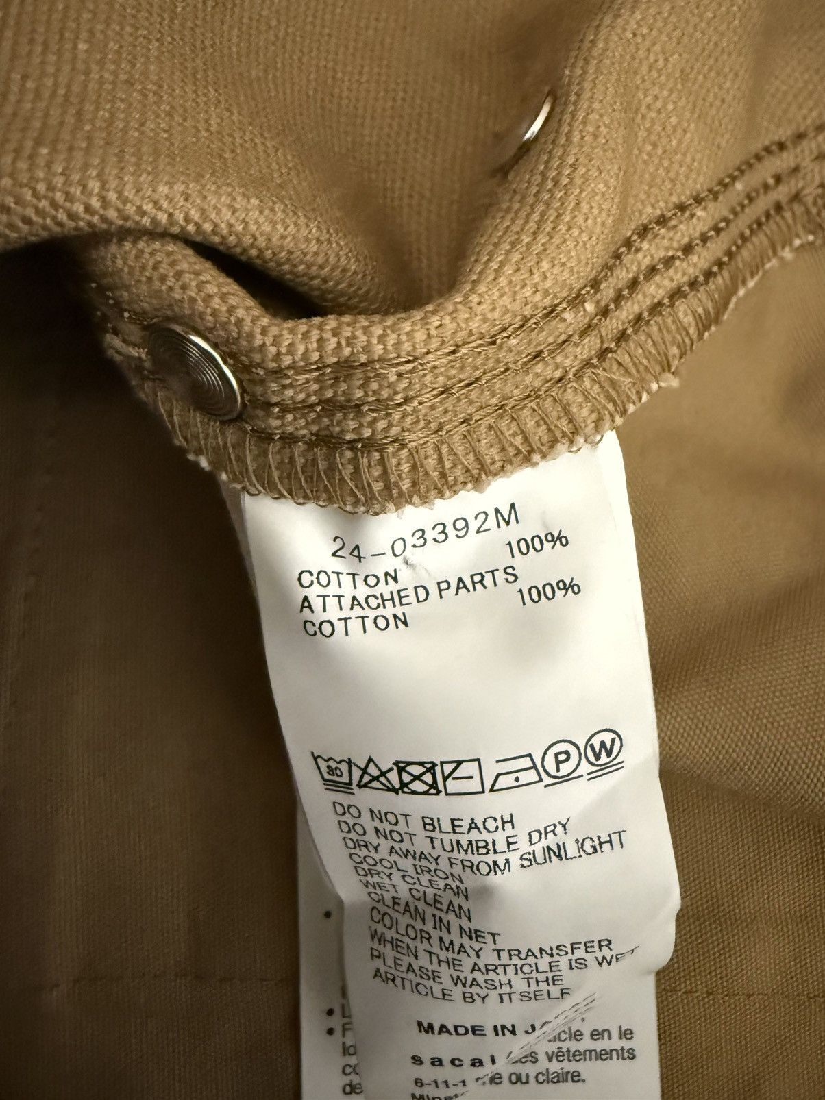 Carhartt Wip × Sacai Sacai x Carhartt Duck Shorts Size US 30 / EU 46 - 6 Thumbnail