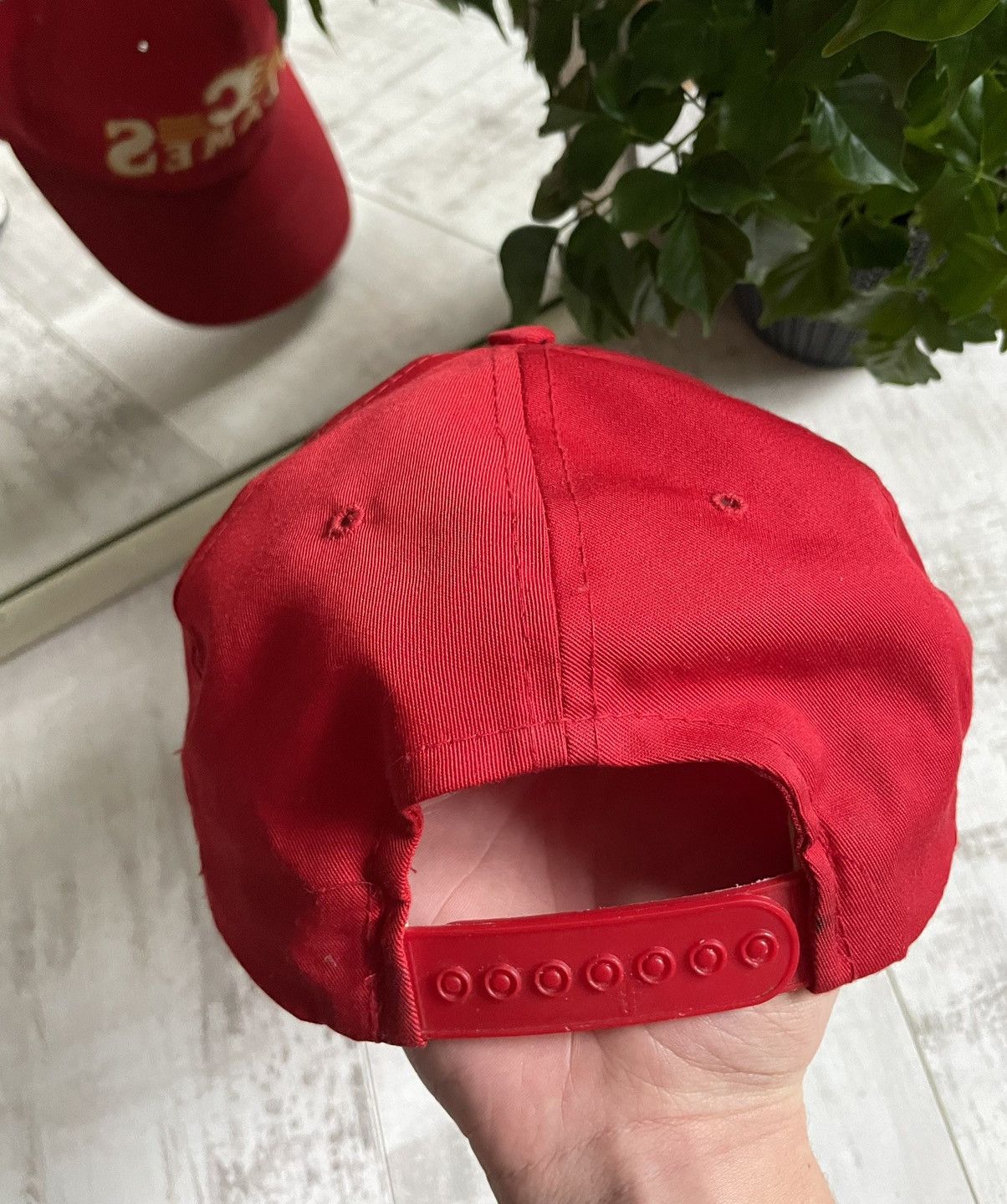 NHL × Vintage Vintage 90’s Calgary Flames NHL Hats Cap Sportwear Size ONE SIZE - 4 Thumbnail