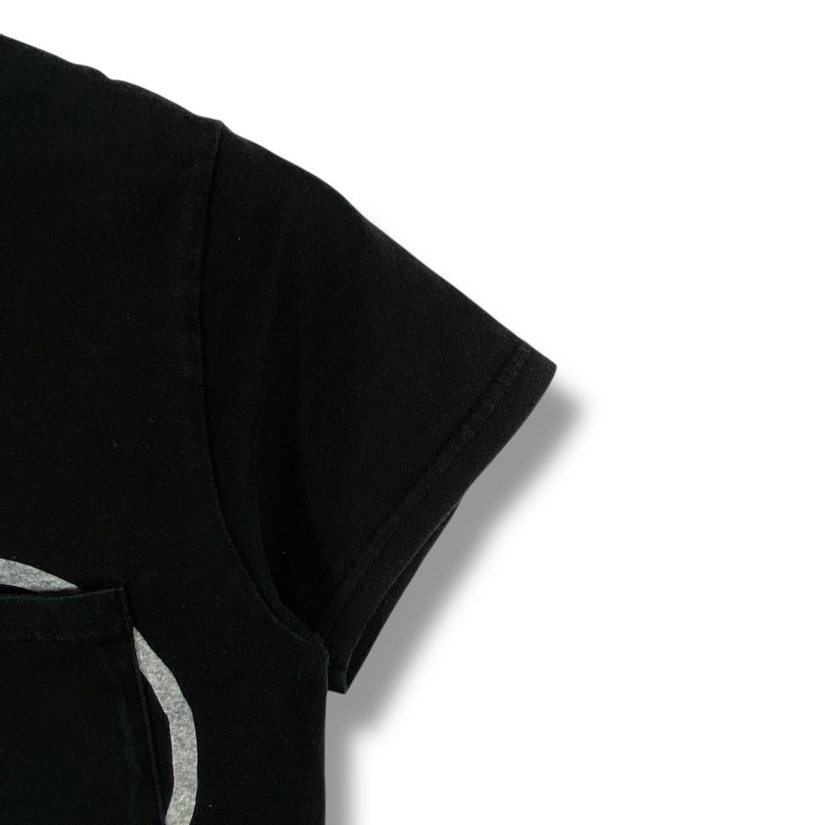 Jam Home Made × Japanese Brand × Zucca Women ZUCCA x JHM Jam Home Made Black Pocket Tee Shirt Size M / US 6-8 / IT 42-44 - 4 Thumbnail