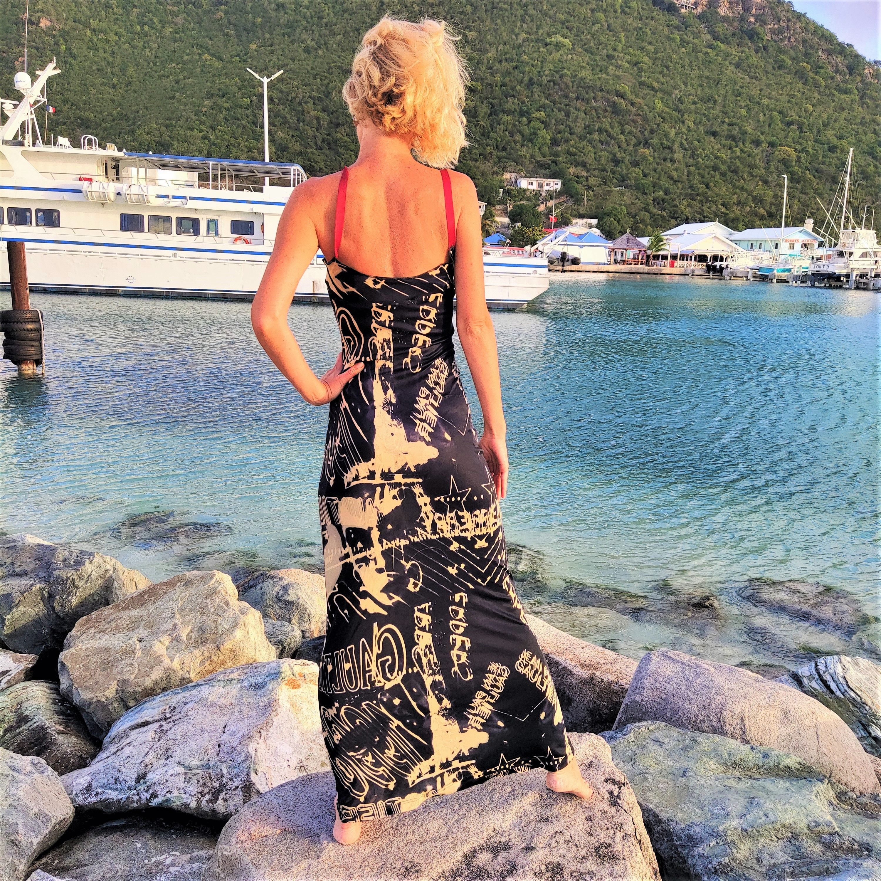 Jean Paul Gaultier Jean Paul Gaultier Parisian Paris Hollywood Movie Maxi Dress Size M / US 6-8 / IT 42-44 - 4 Thumbnail