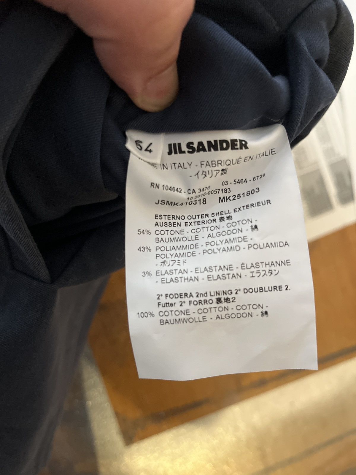 Jil Sander Raf Simons era Jil Sander Twill Gabardine Jacket Size US XL / EU 56 / 4 - 6 Thumbnail