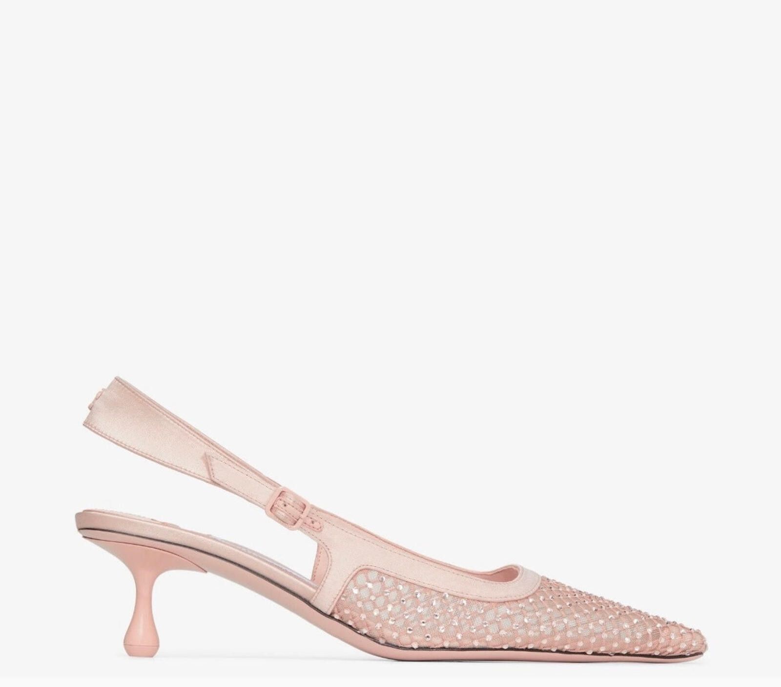 Jimmy Choo Jimmy Choo Amel Mesh Pumps Size US 7.5 / IT 37.5 - 1 Thumbnail