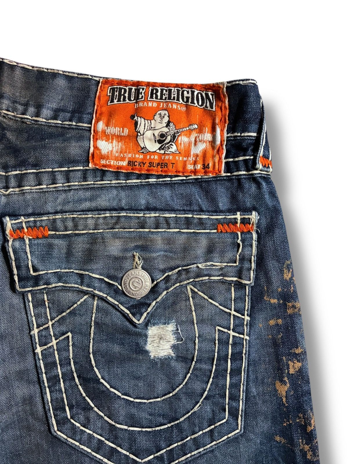 True Religion True Religion Jeans Size US 33 - 5 Thumbnail