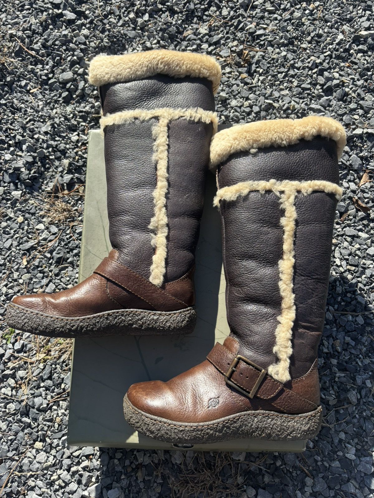 Born Born Tamu Shearling Boots Size US 8 / IT 38 - 3 Thumbnail